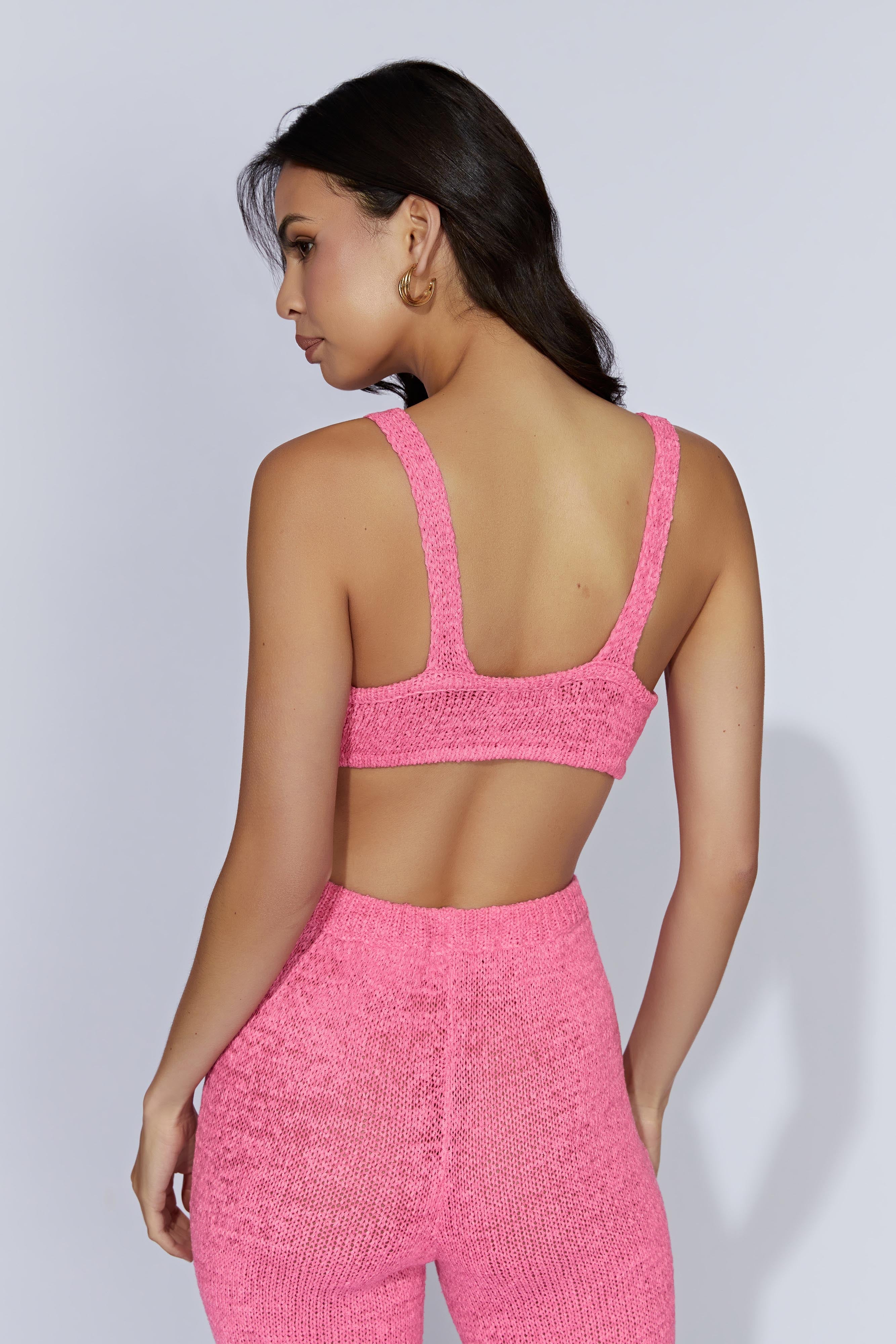 Mary Knit Bralette - Bubblegum Pink