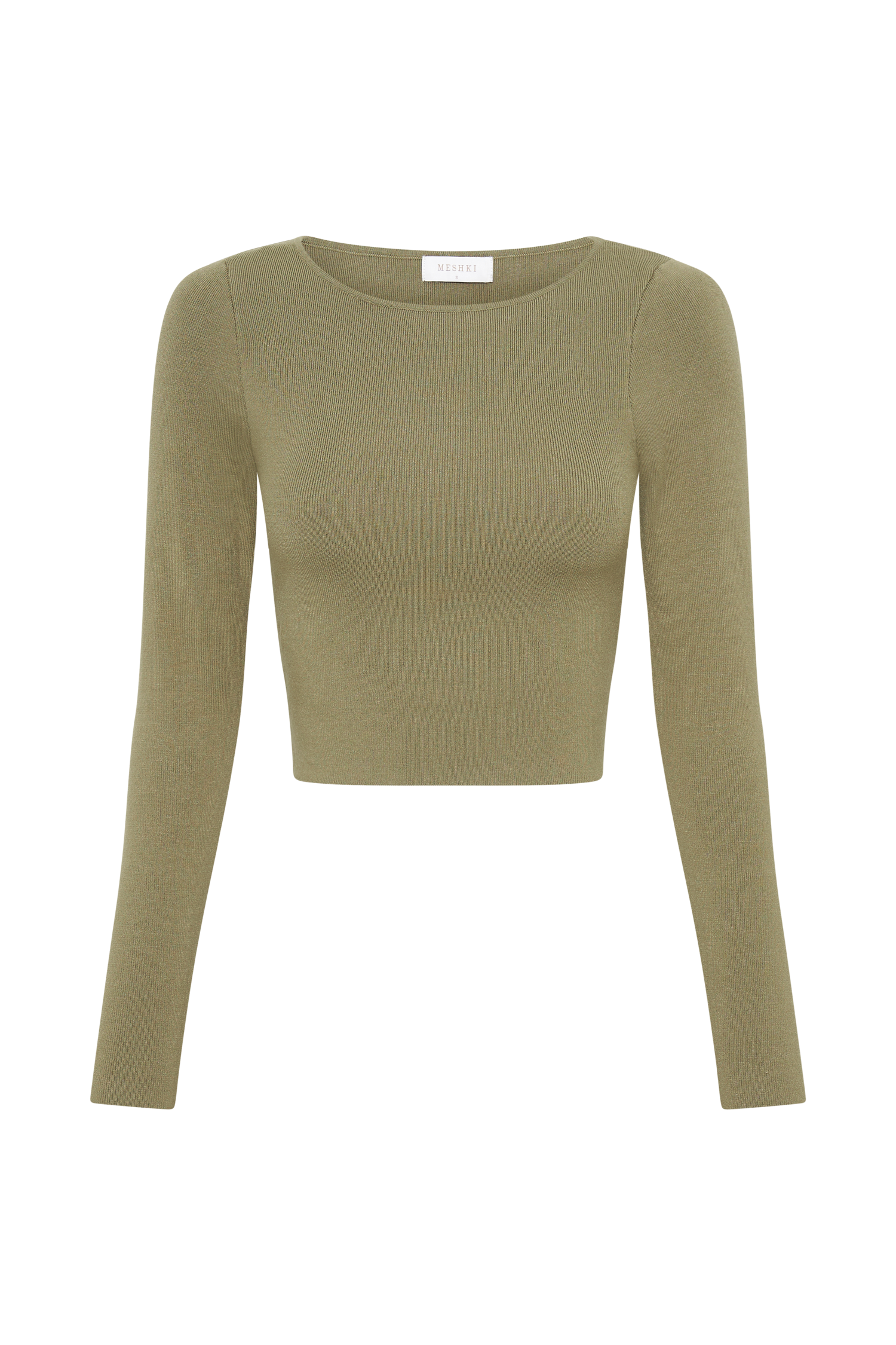 Haisley Long Sleeve Knit Top - Olive