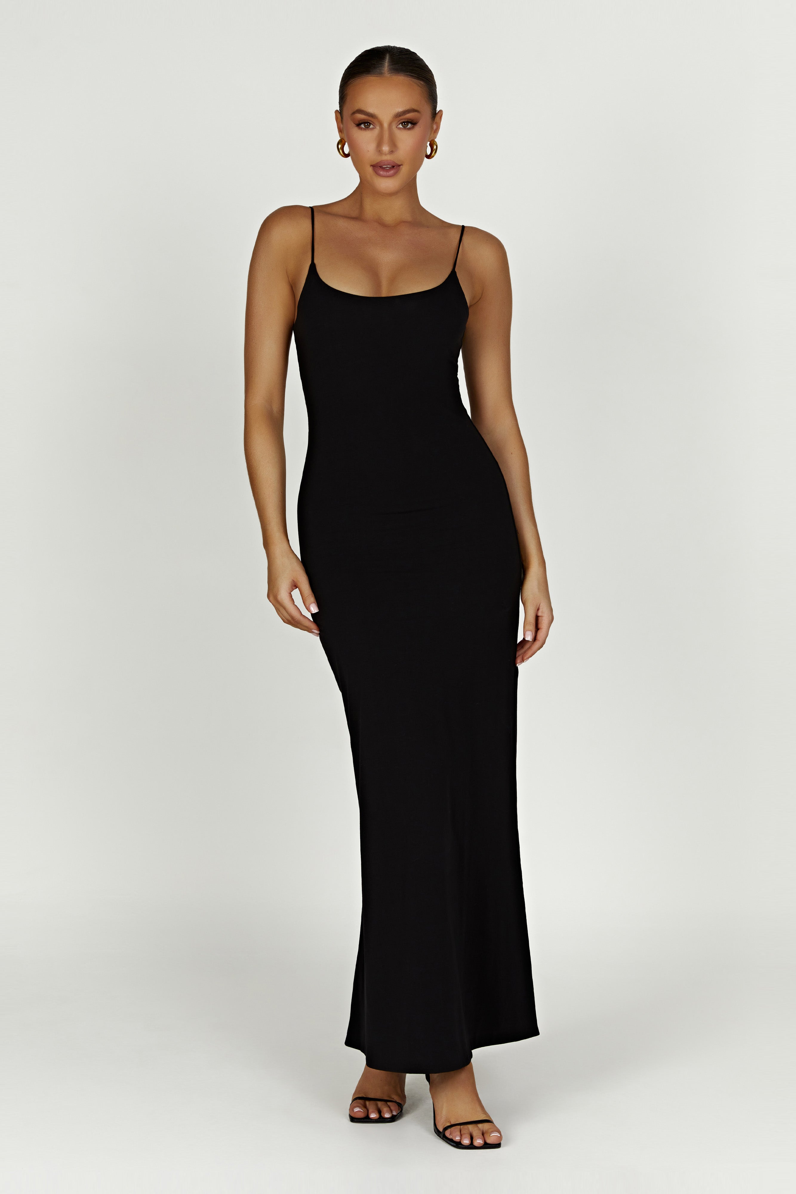 Aylani Cami Maxi Dress - Black