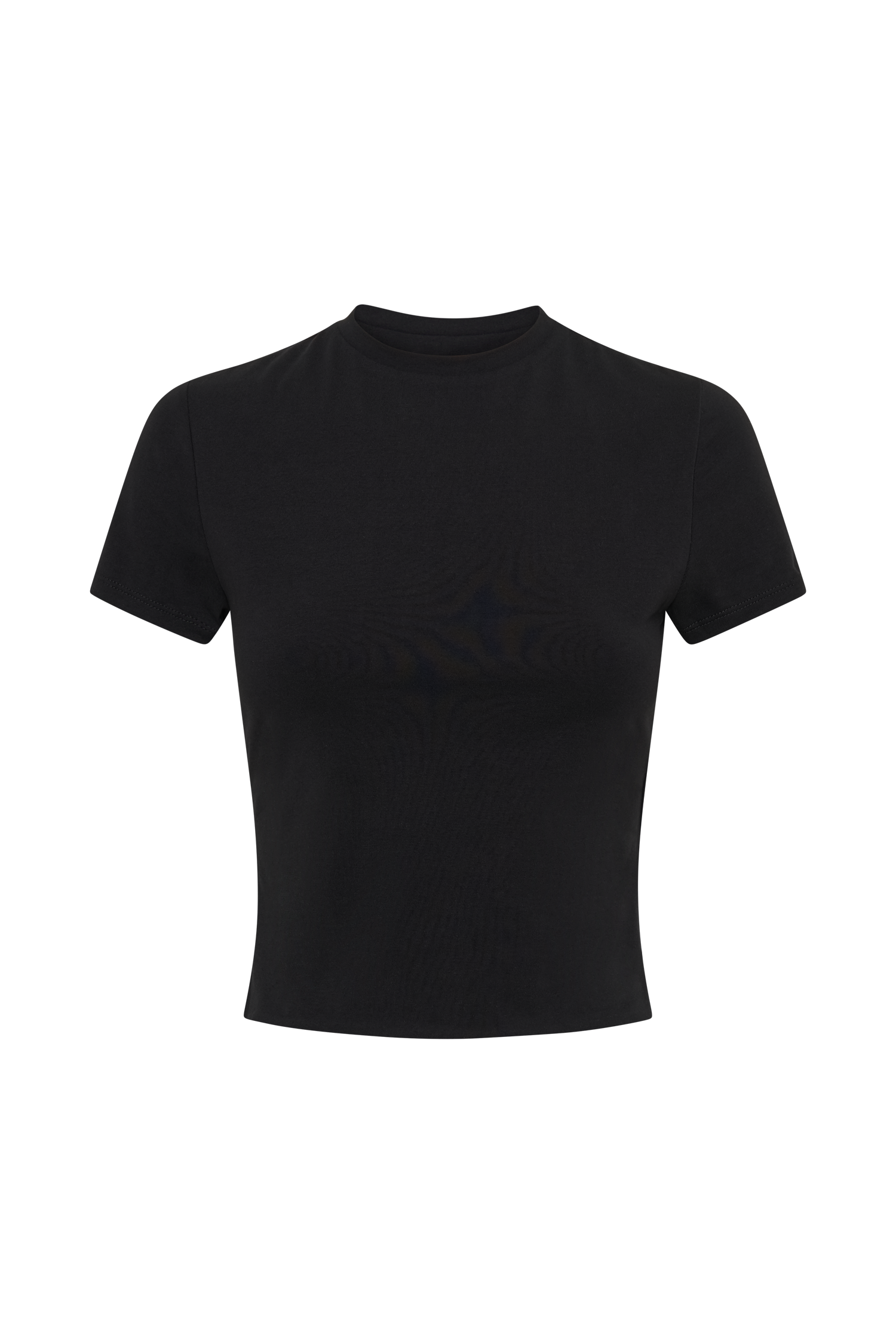 Jeanie Longline T-Shirt - Black