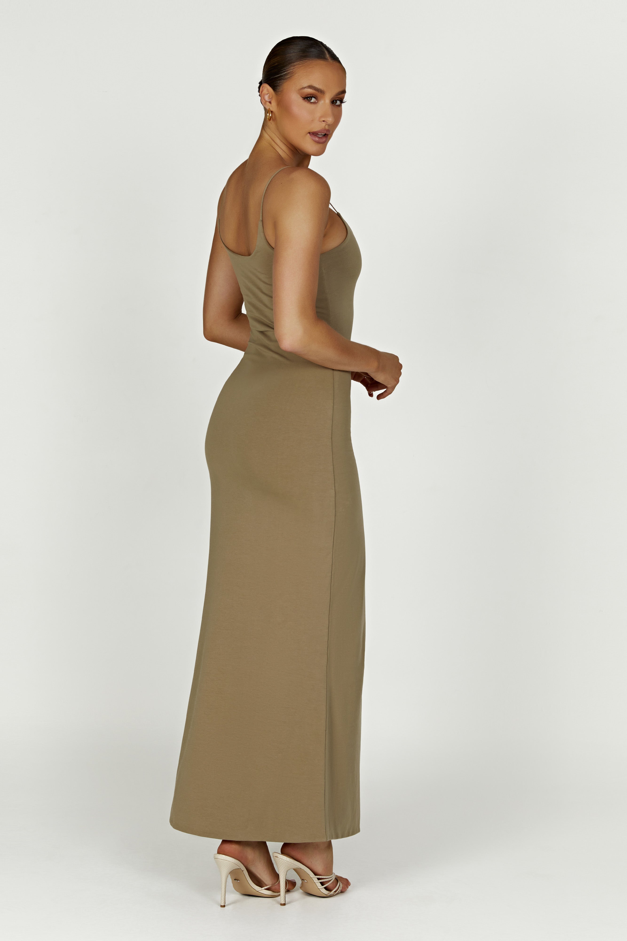 Aylani Cami Maxi Dress - Olive