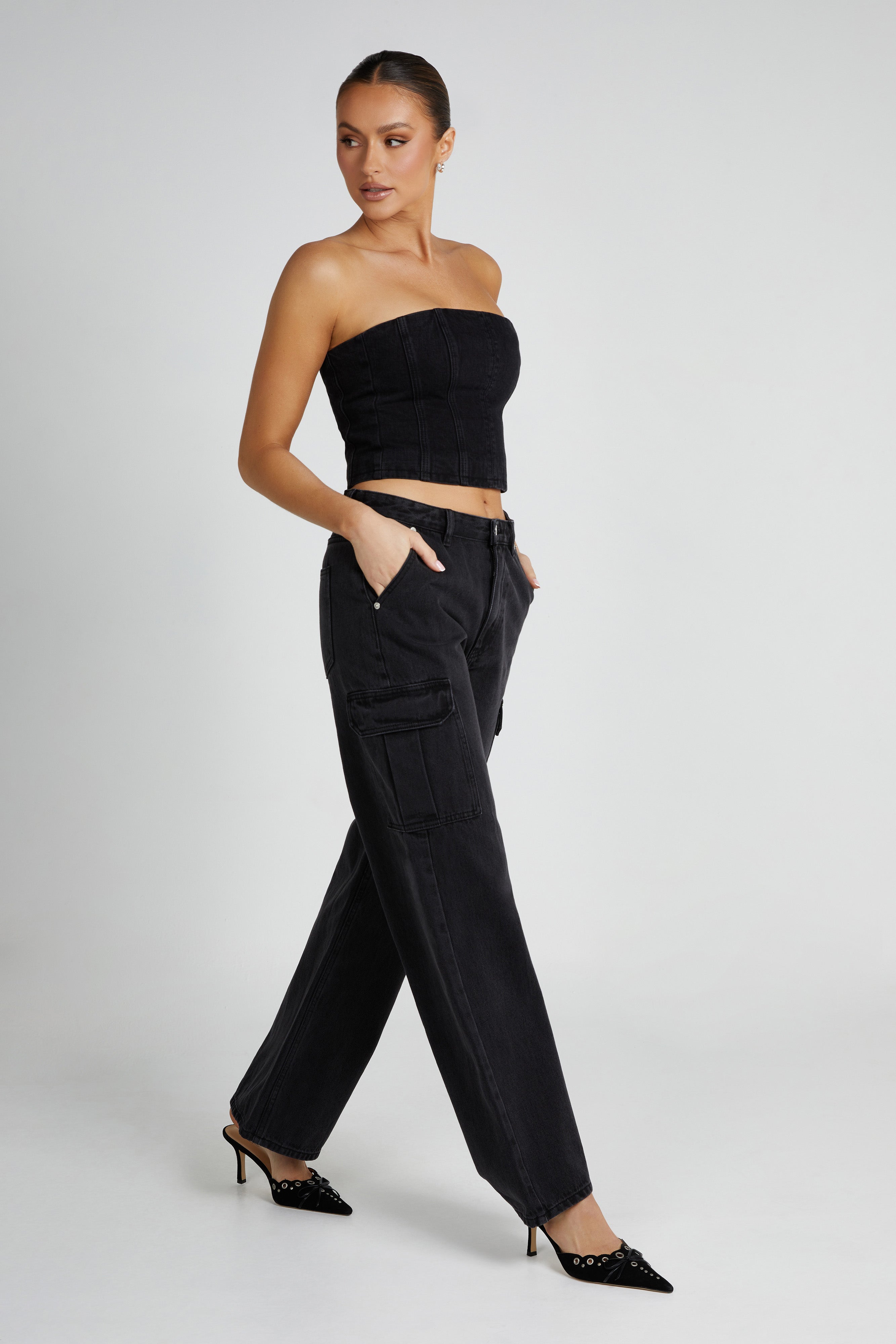 Jagger Relaxed Denim Jean - Washed Black