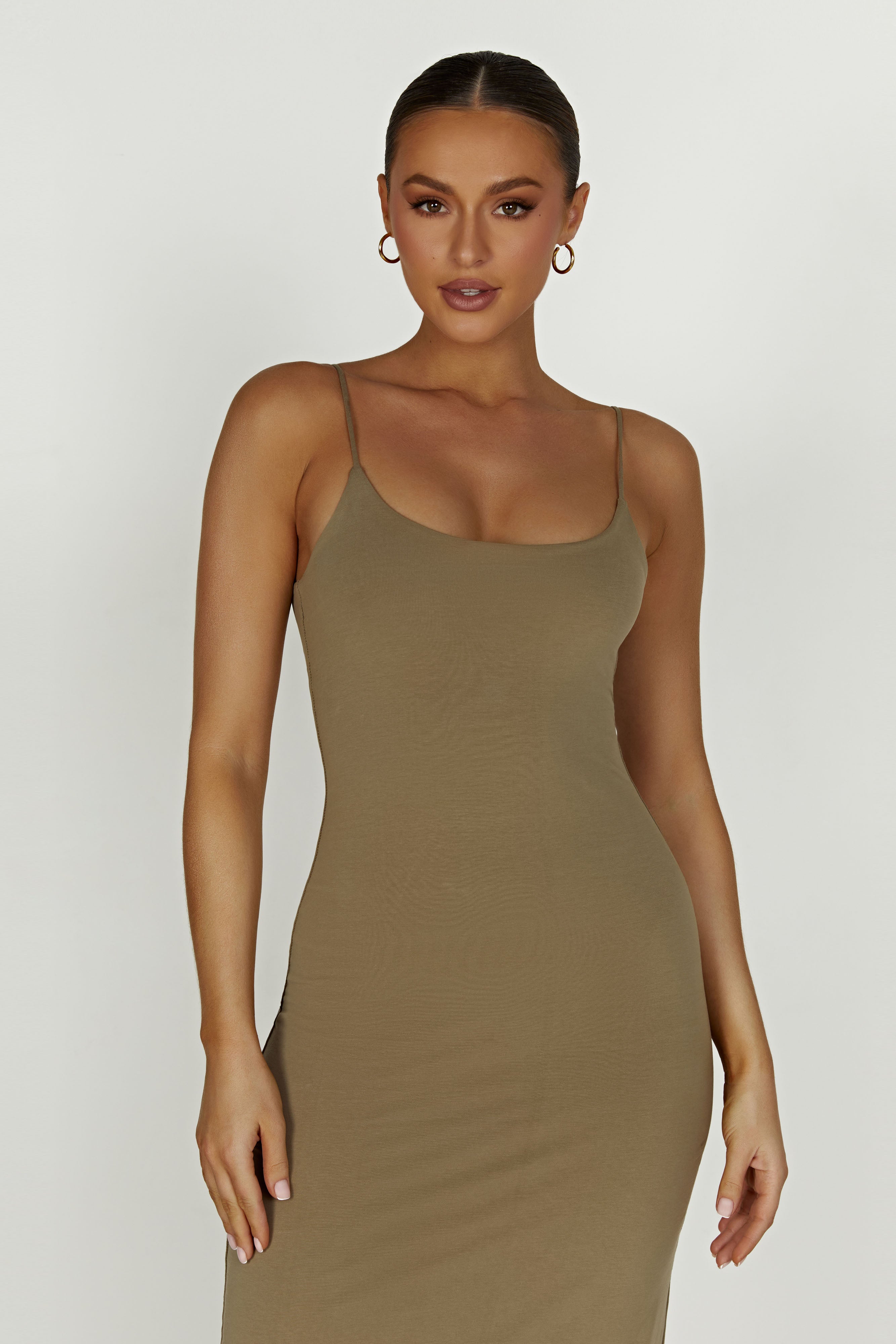 Aylani Cami Maxi Dress - Olive