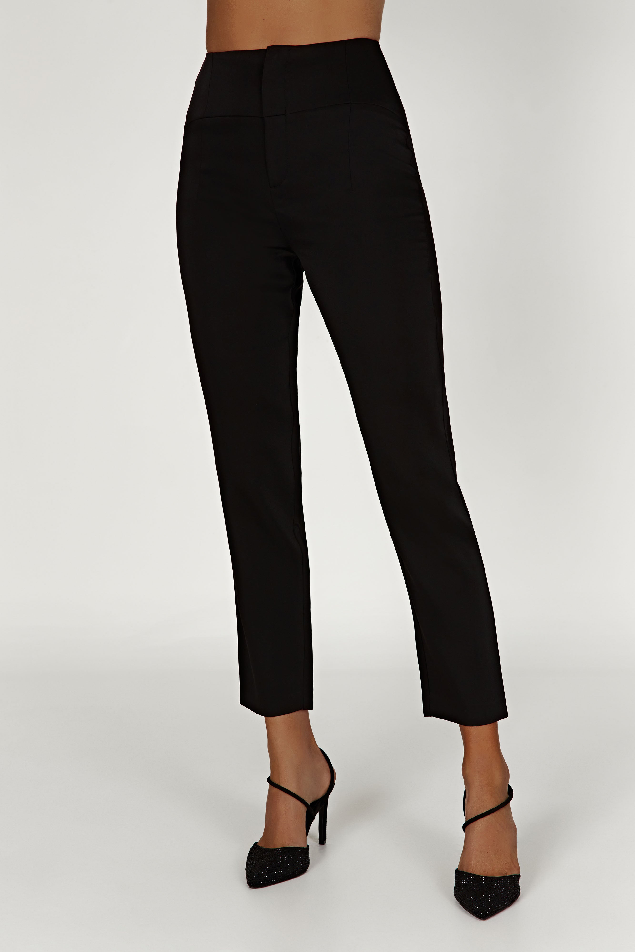 Indie High Waist Pants - Black
