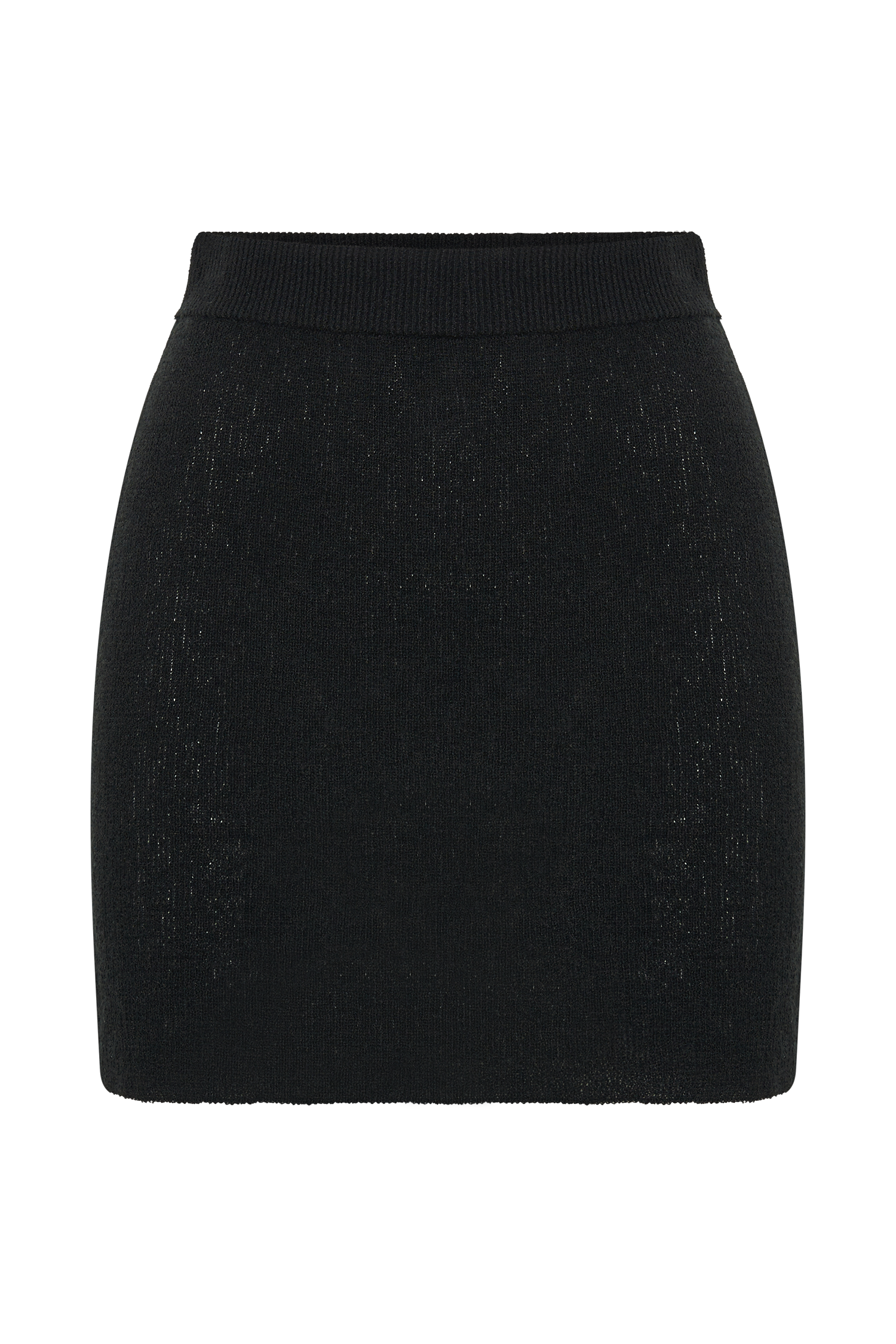 Esme Knit Mini Skirt - Black