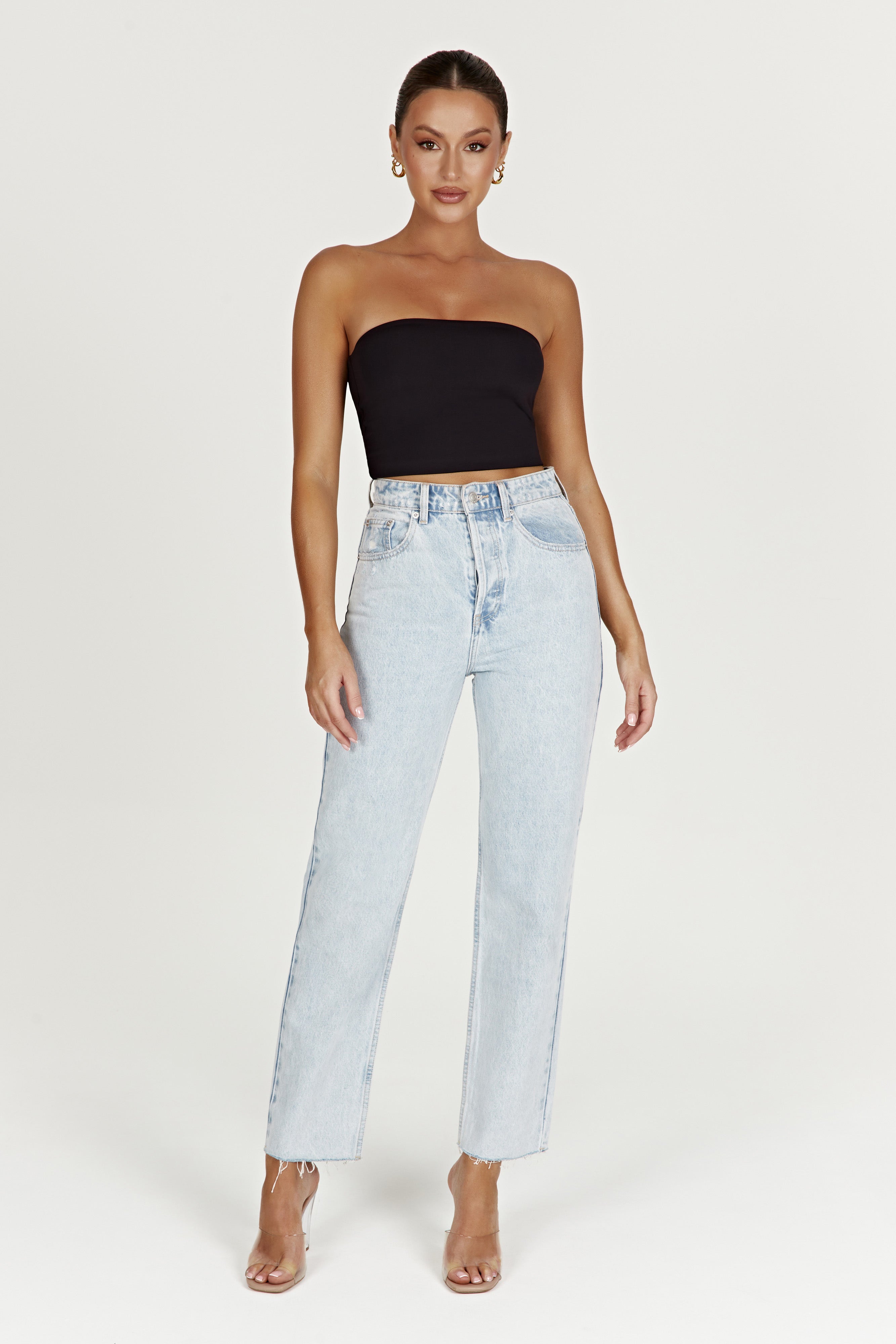 Tina Mom Jean - Light Blue