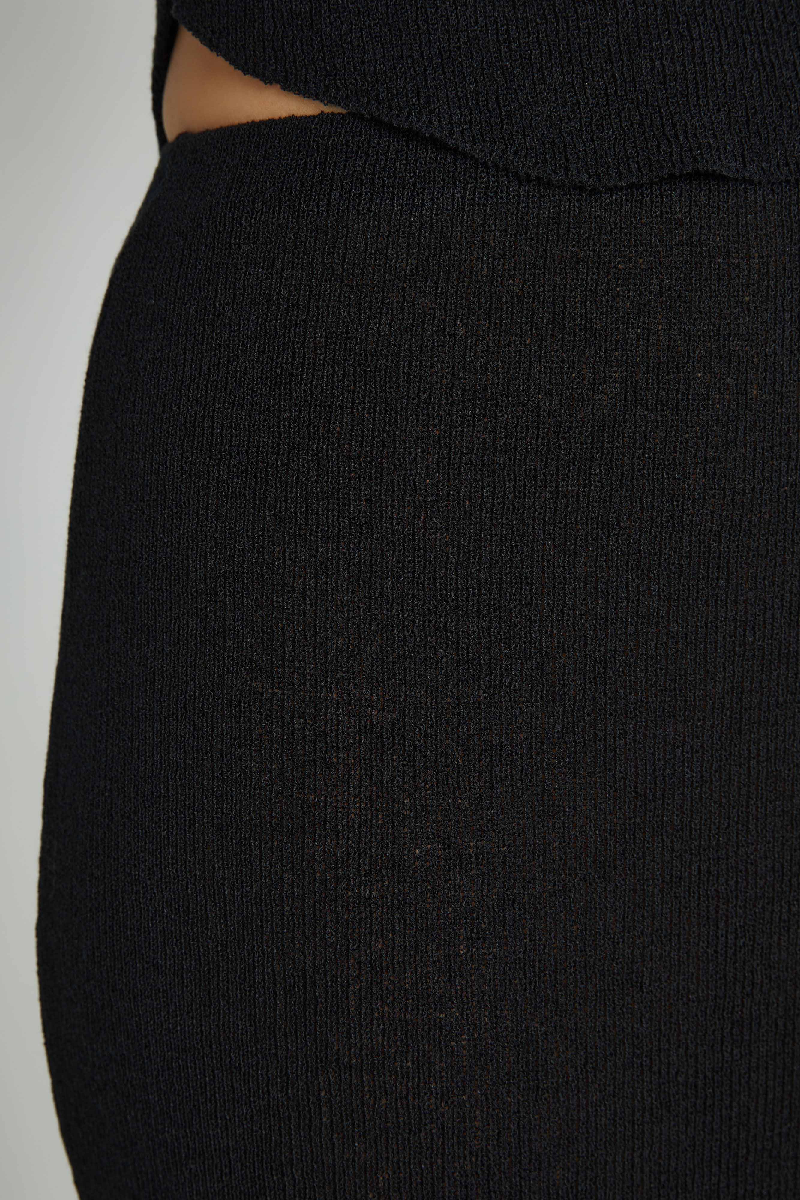 Maribelle Knit Maxi Skirt - Black