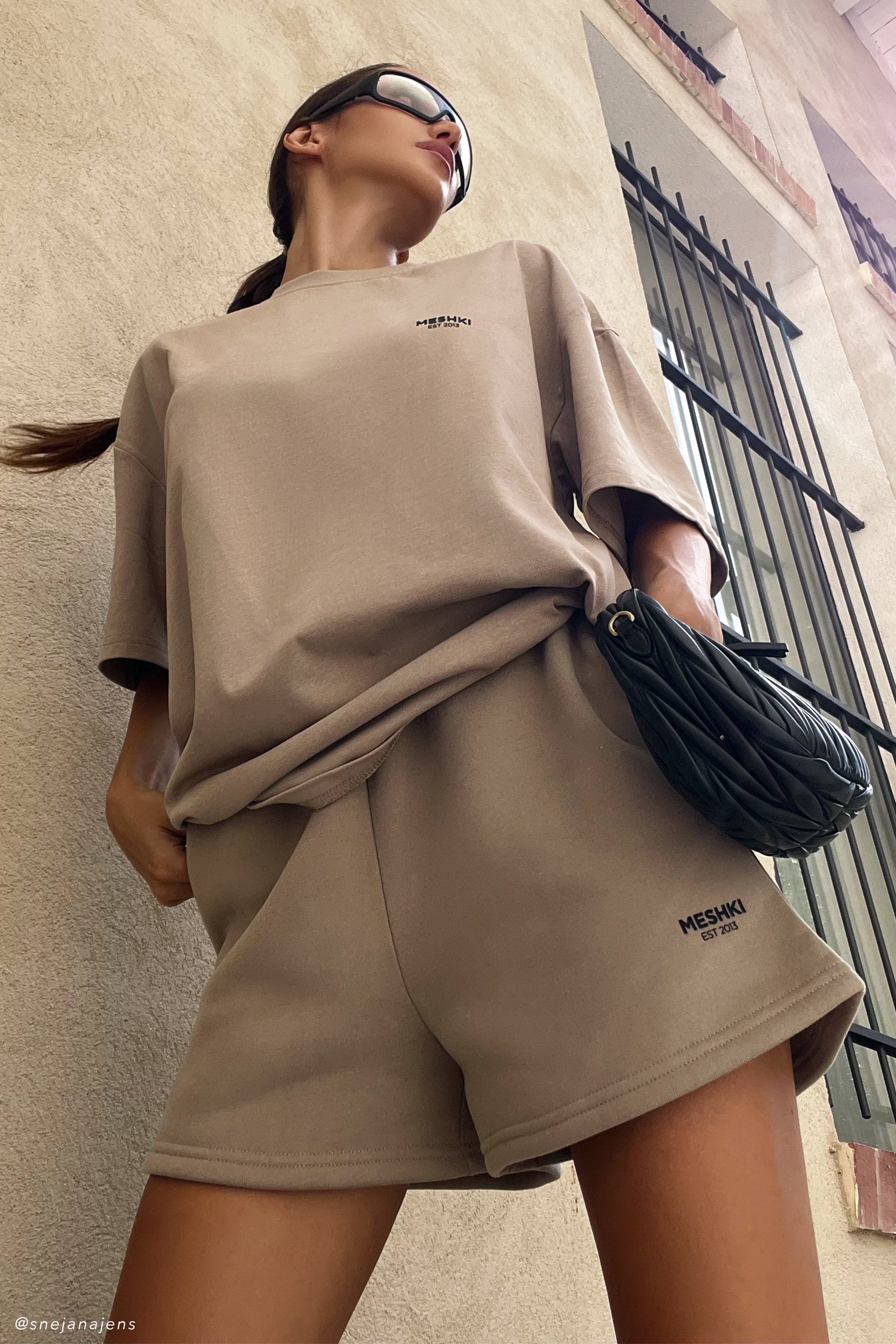 Jaimie Oversized Unisex Tee - Cement