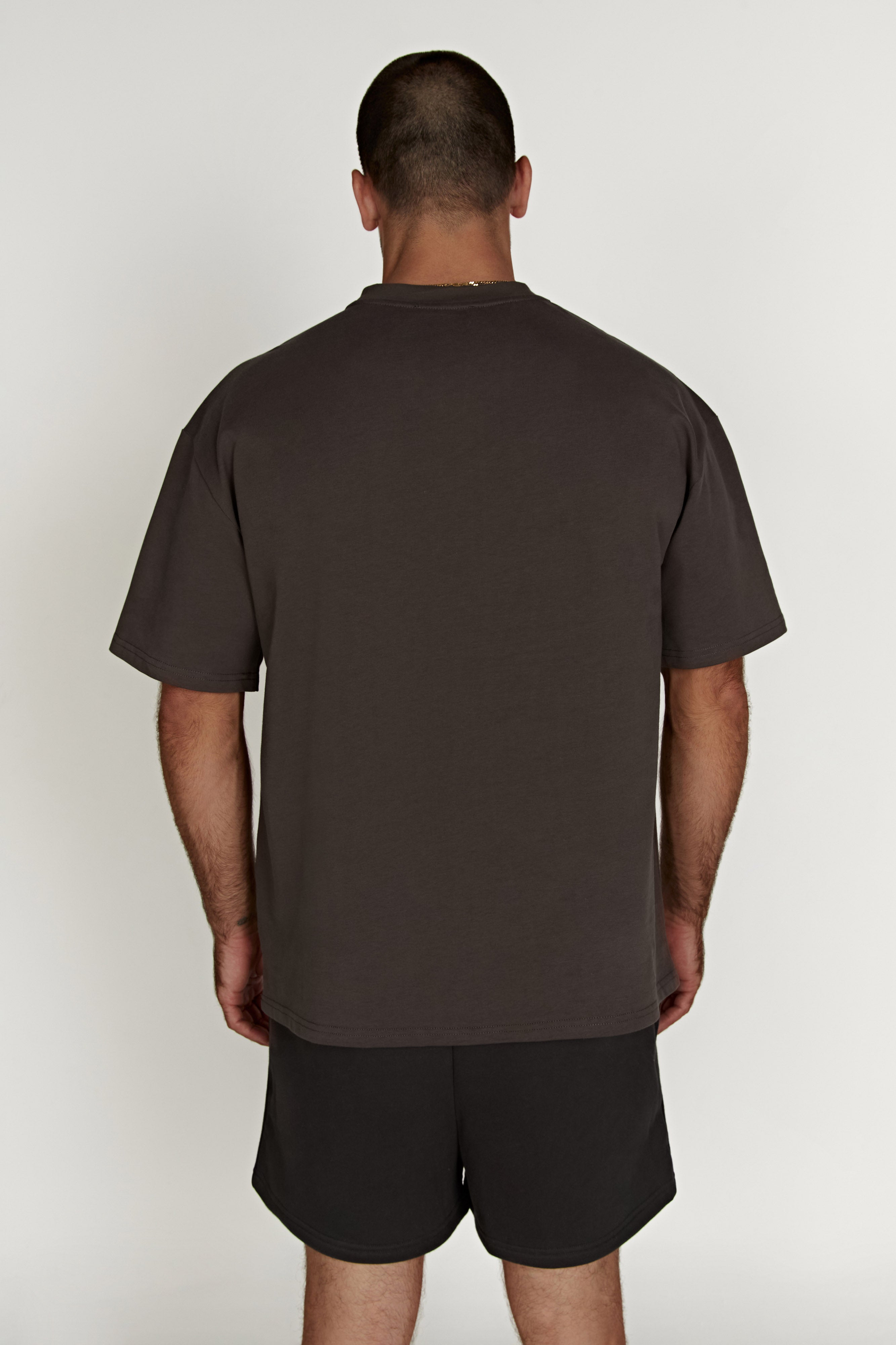 Jaimie Oversized Unisex Tee - Dusk Black