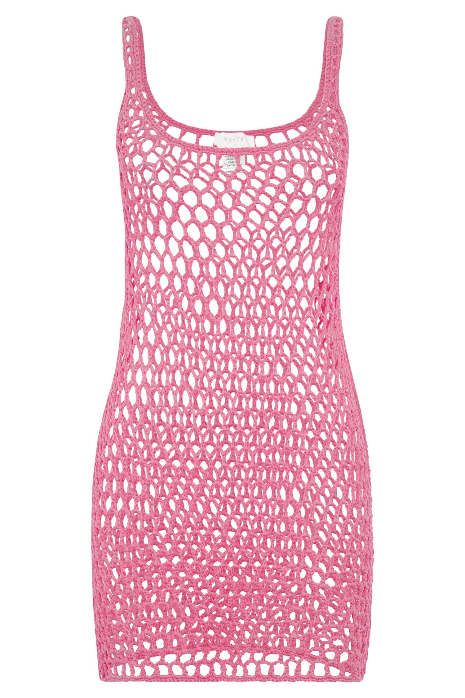 Maris Crochet Mini Dress - Pink