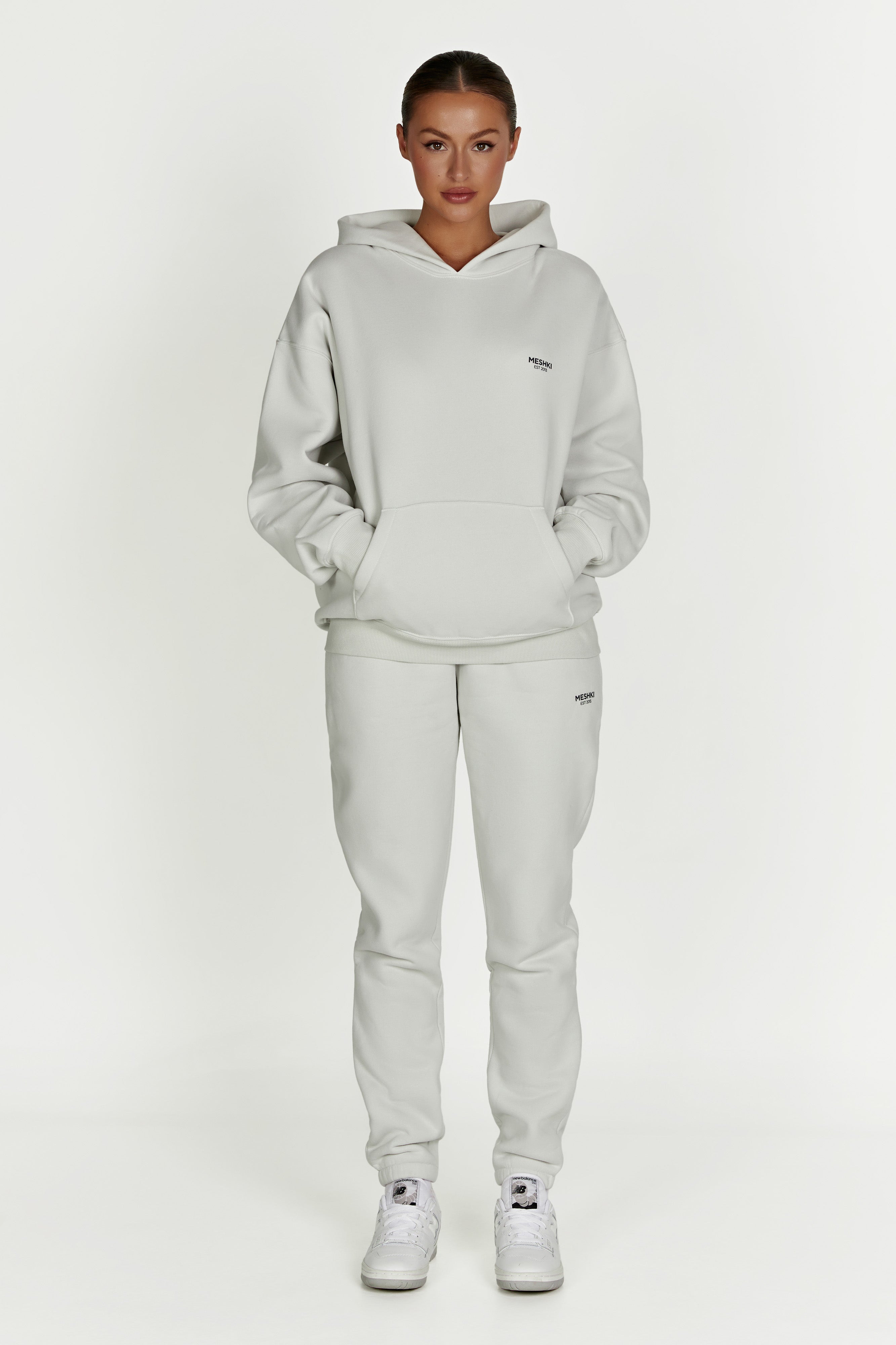 Bernie Oversized Unisex Hoodie - Smoke Grey