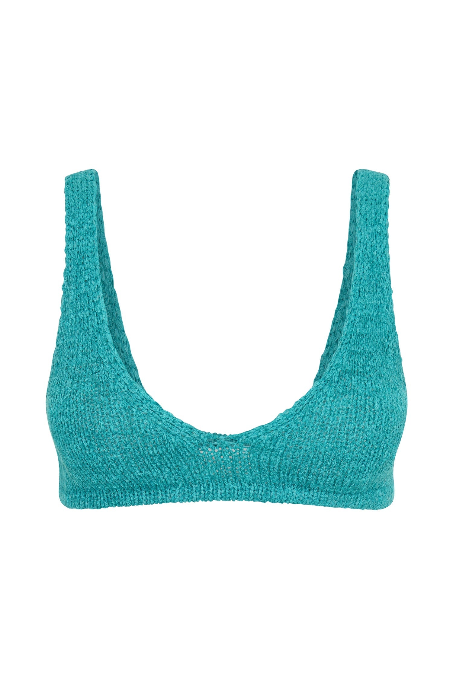 Mary Knit Bralette - Aquamarine