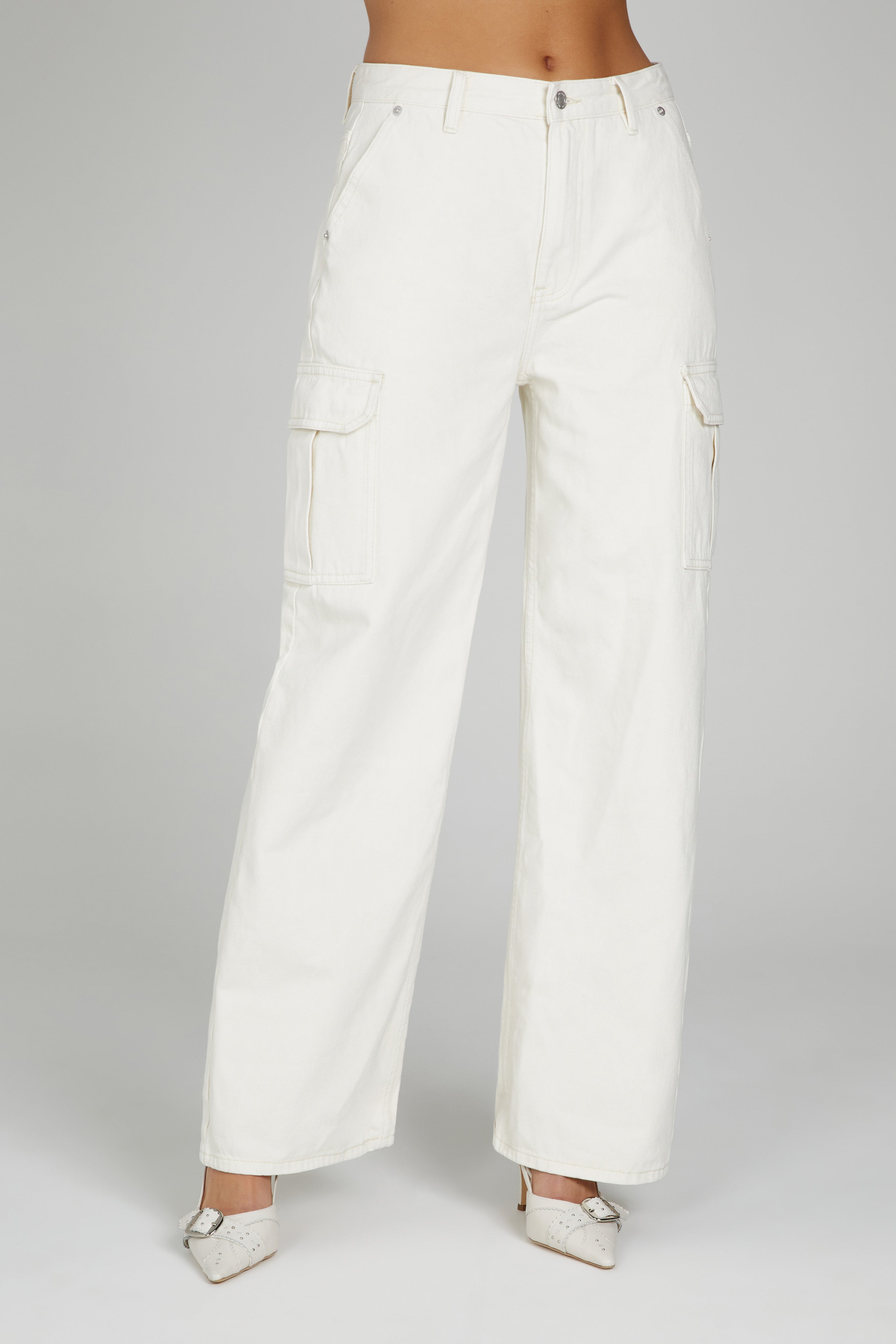 Jagger Relaxed Denim Jean - Ecru