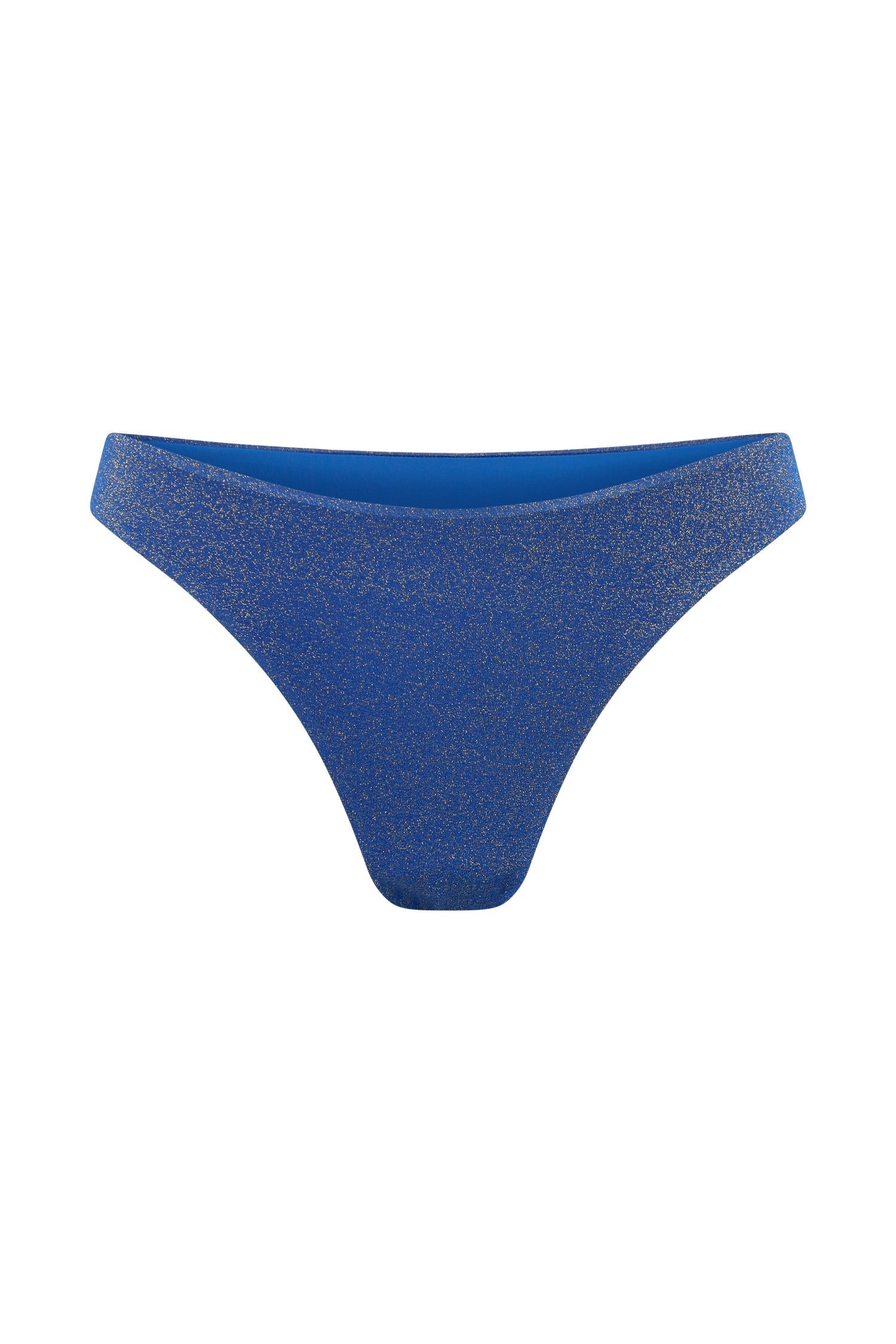 Bambi Cheeky Cut Bikini Bottoms - Cobalt Sparkle