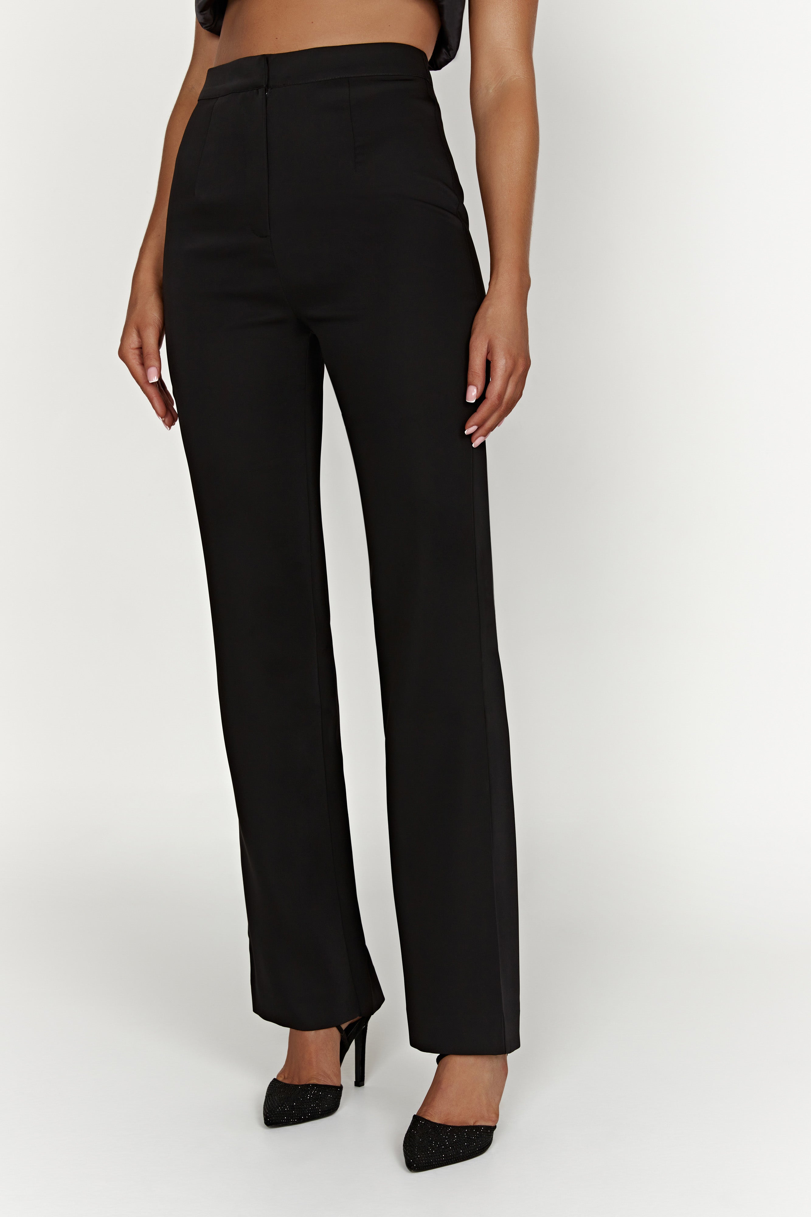 Allanah Straight Leg Pant - Black