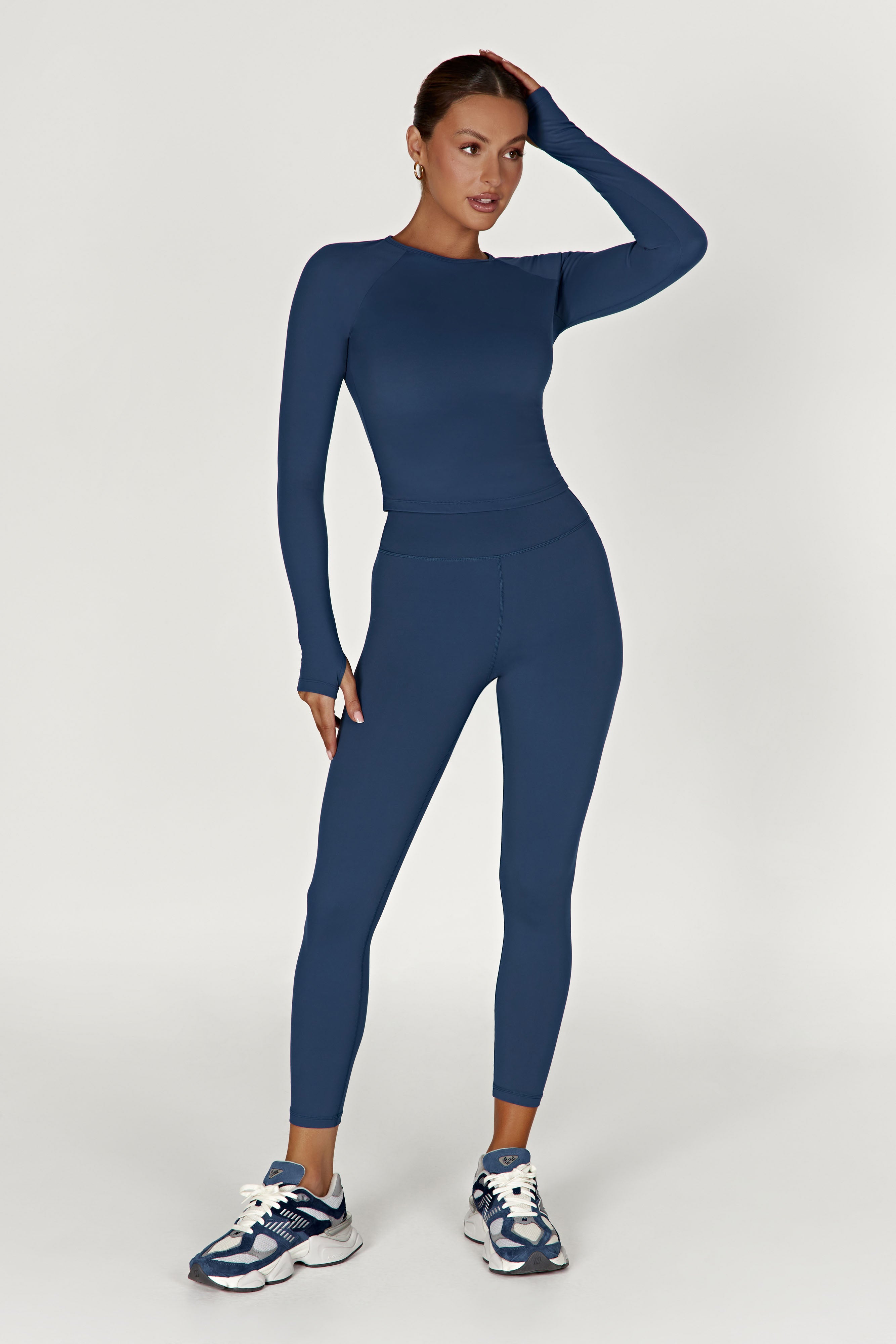 Venus Long Sleeve Top - Navy