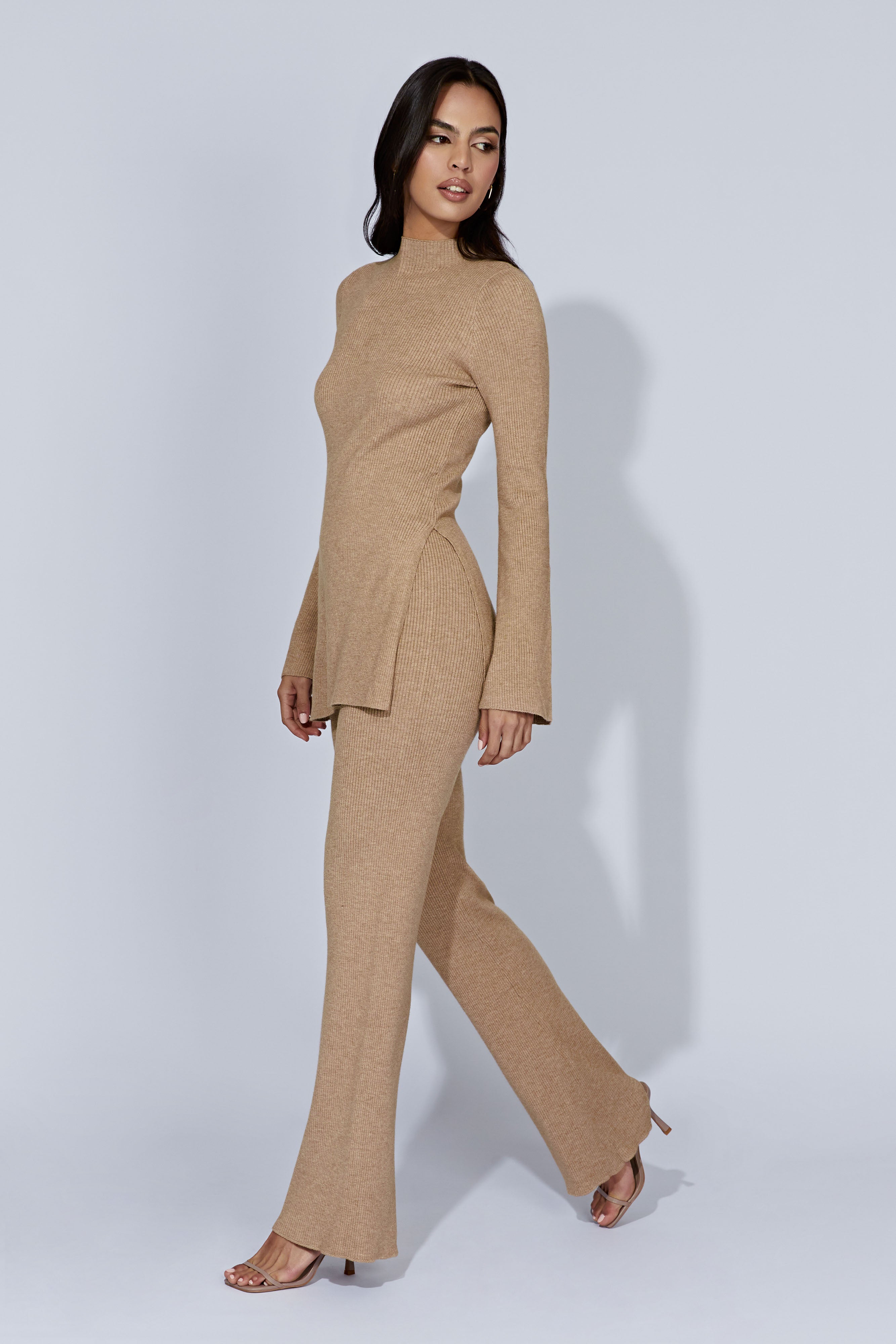 Jovie Knit Pants - Taupe