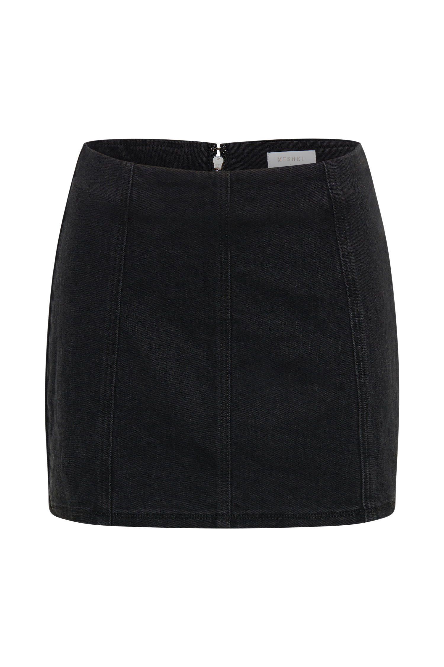 Hollis Denim Mini Skirt - Washed Black