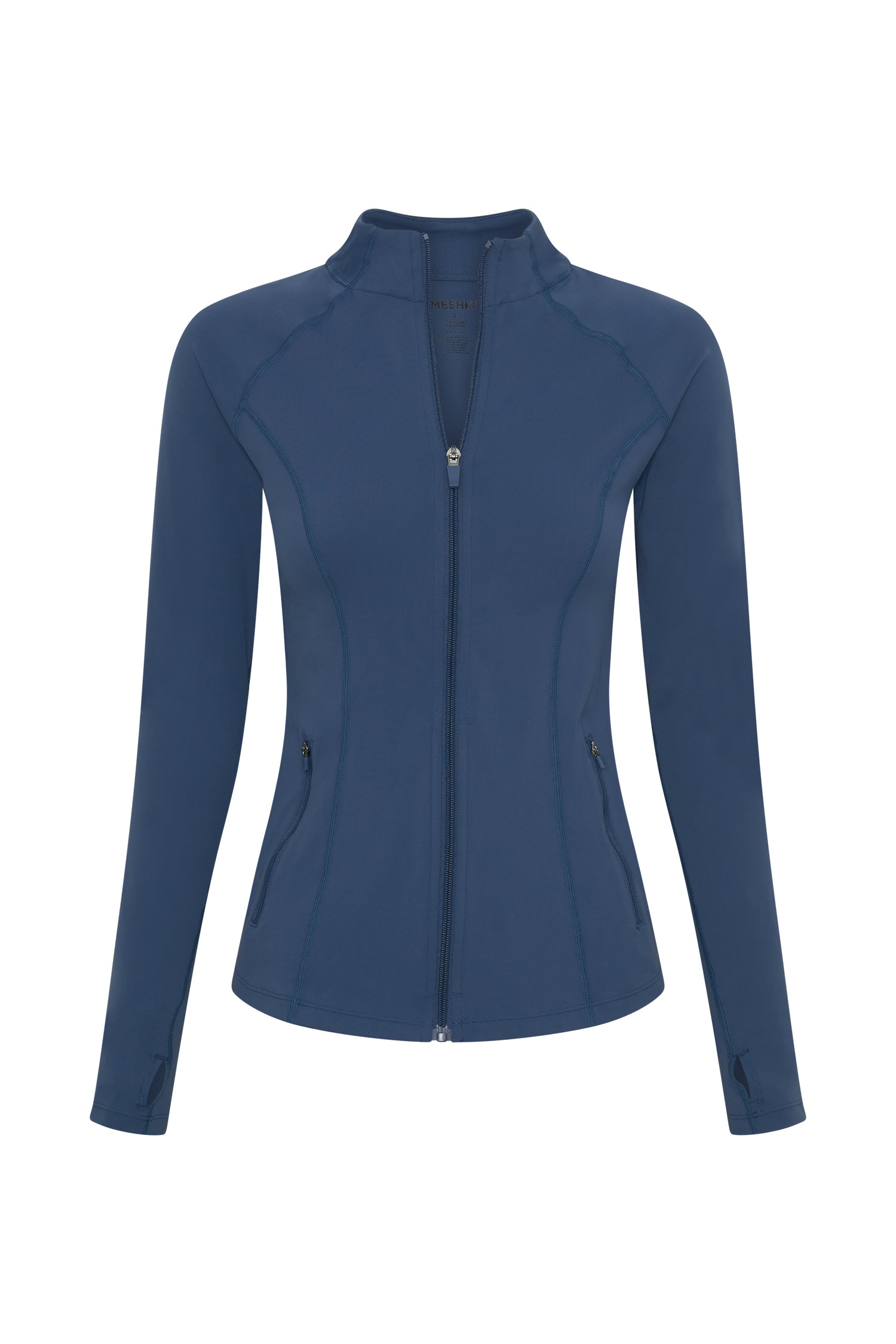 Luna Zip Up Jacket - Navy