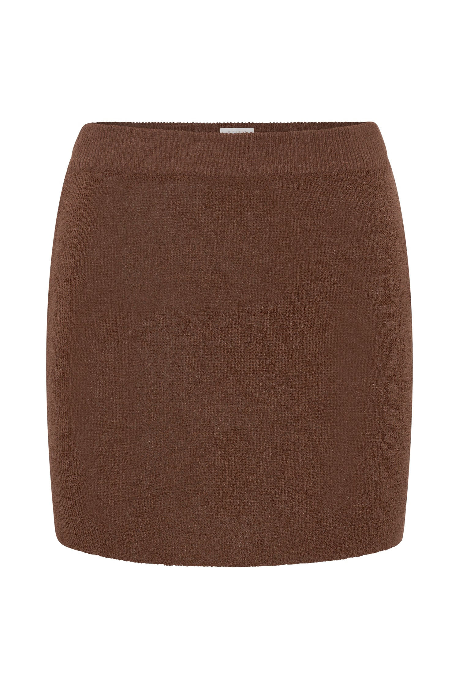 Esme Knit Mini Skirt - Clay