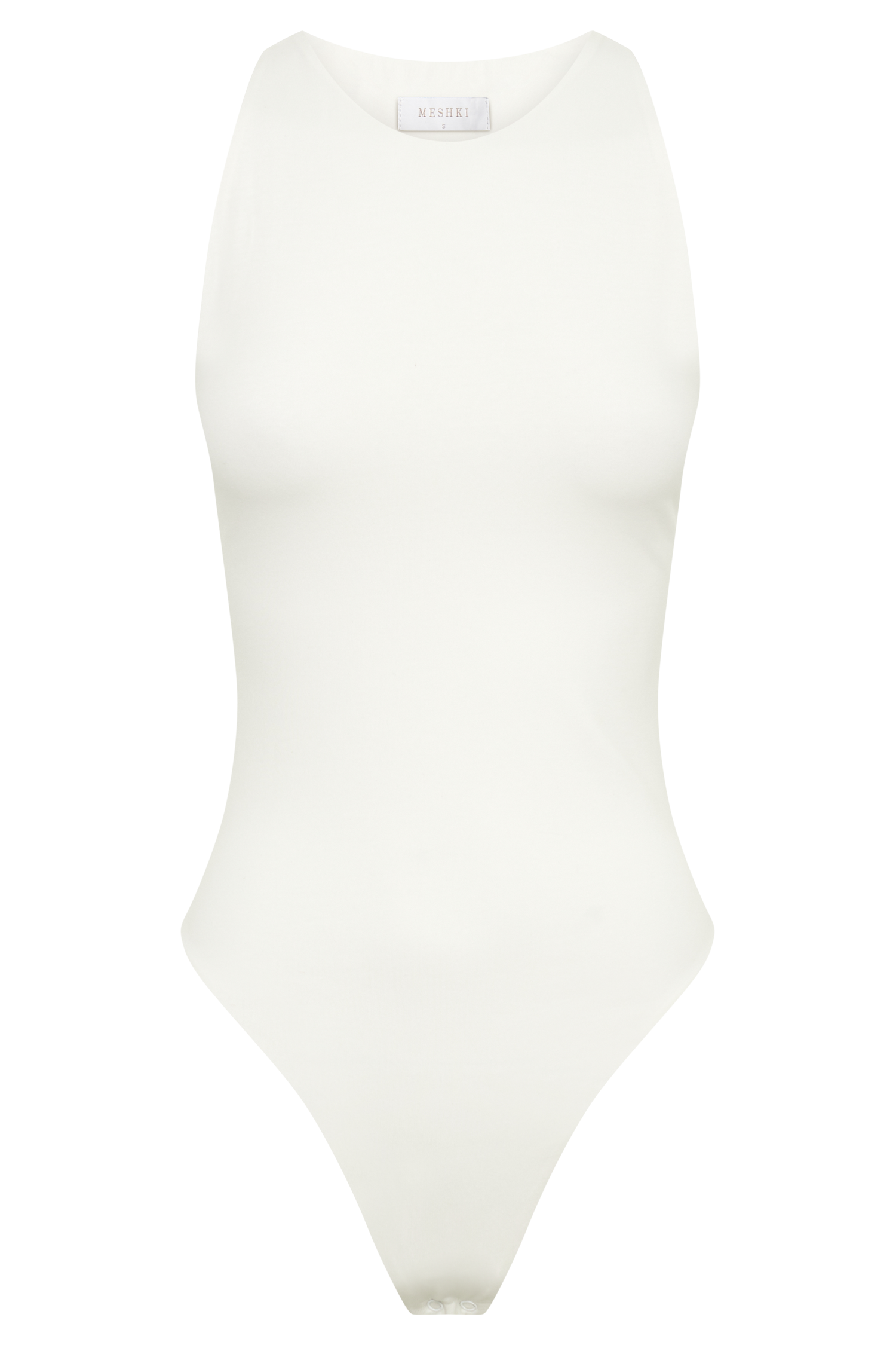 Sawyer Racer Bodysuit - White