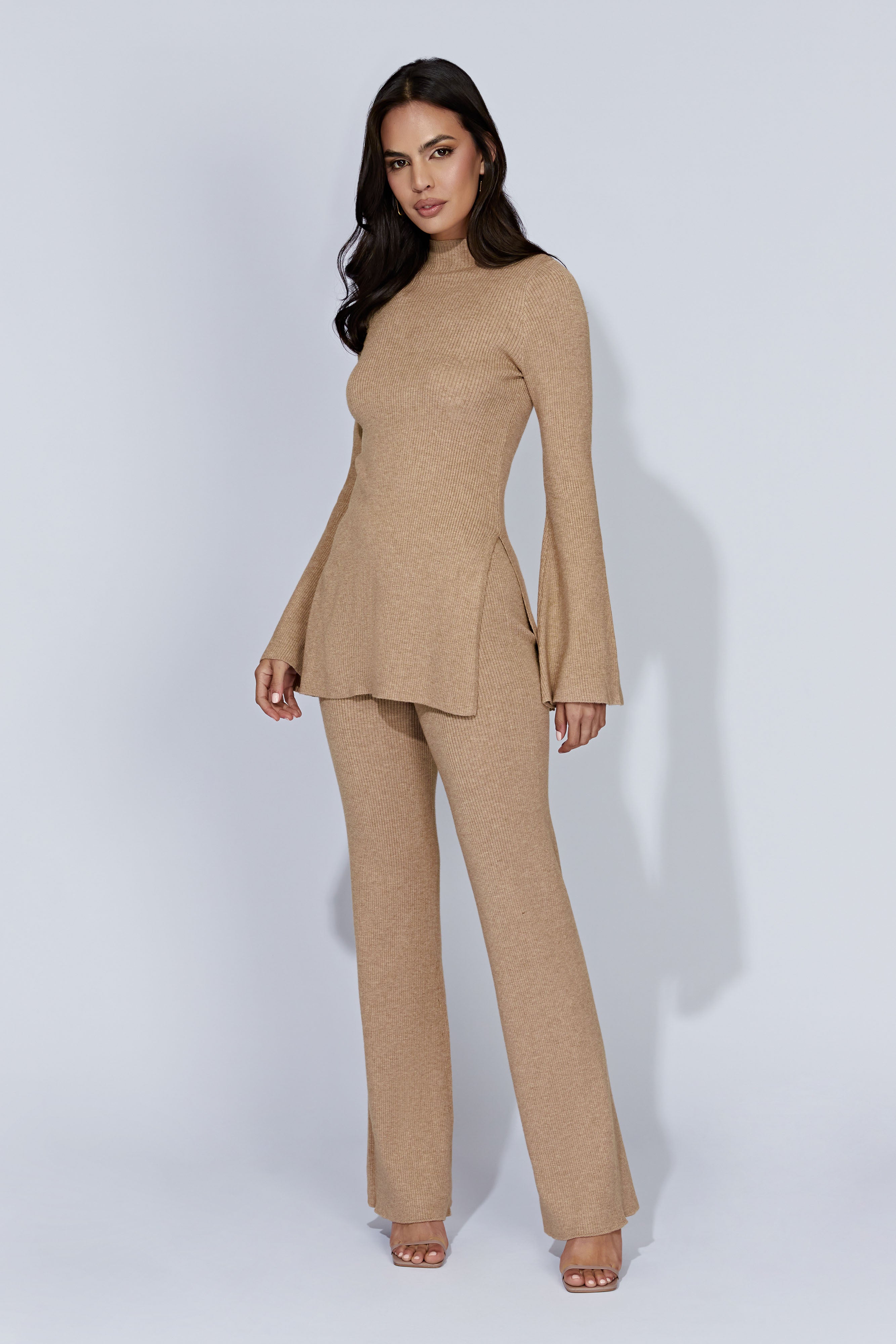 Jovie Knit Pants - Taupe