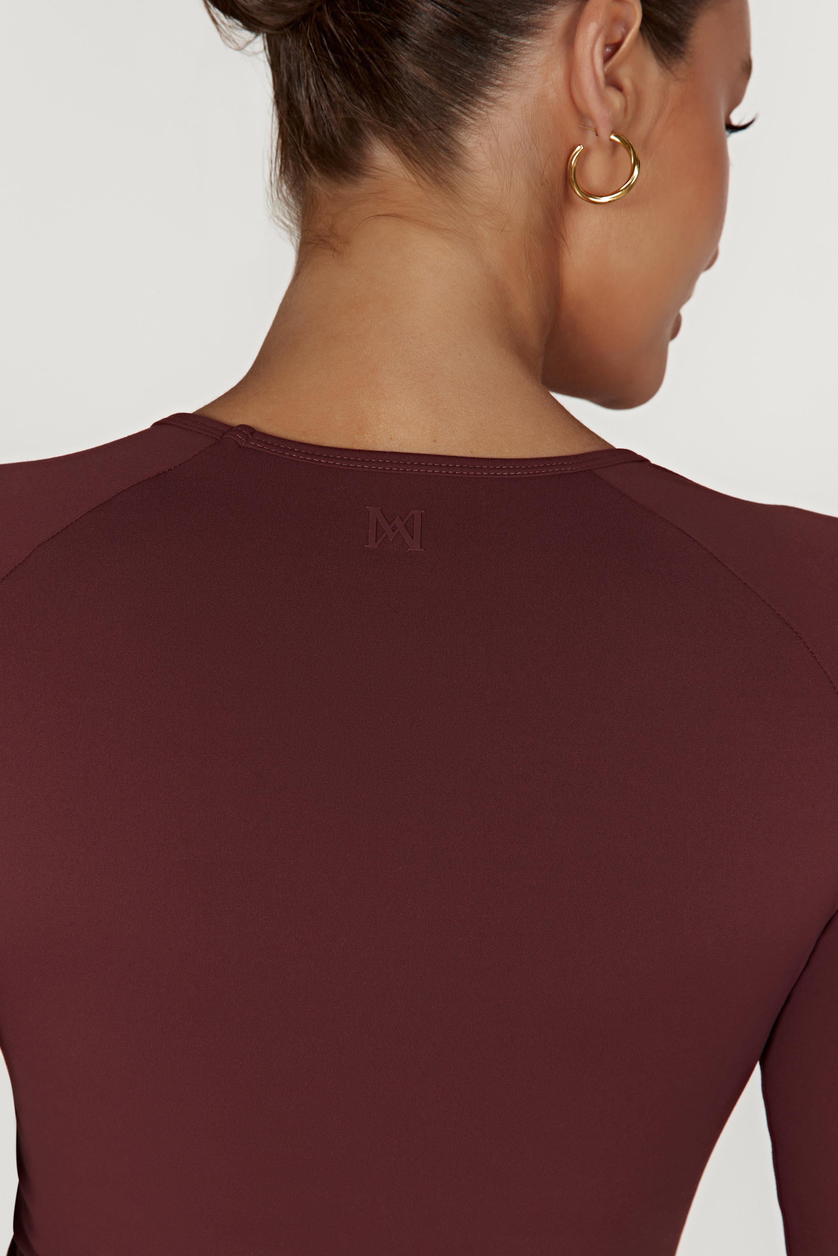 Venus Long Sleeve Top - Mahogany