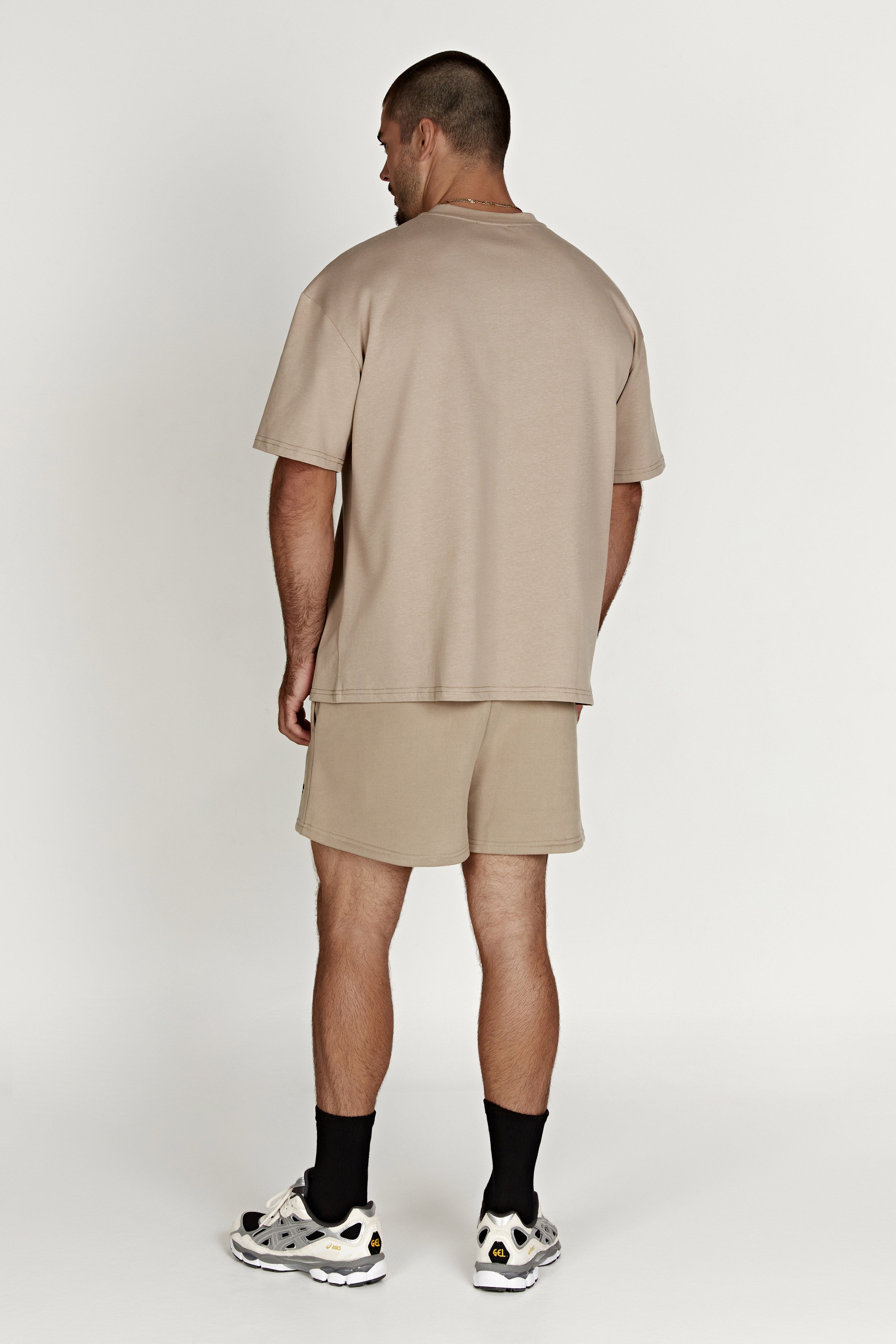 Jaimie Oversized Unisex Tee - Cement