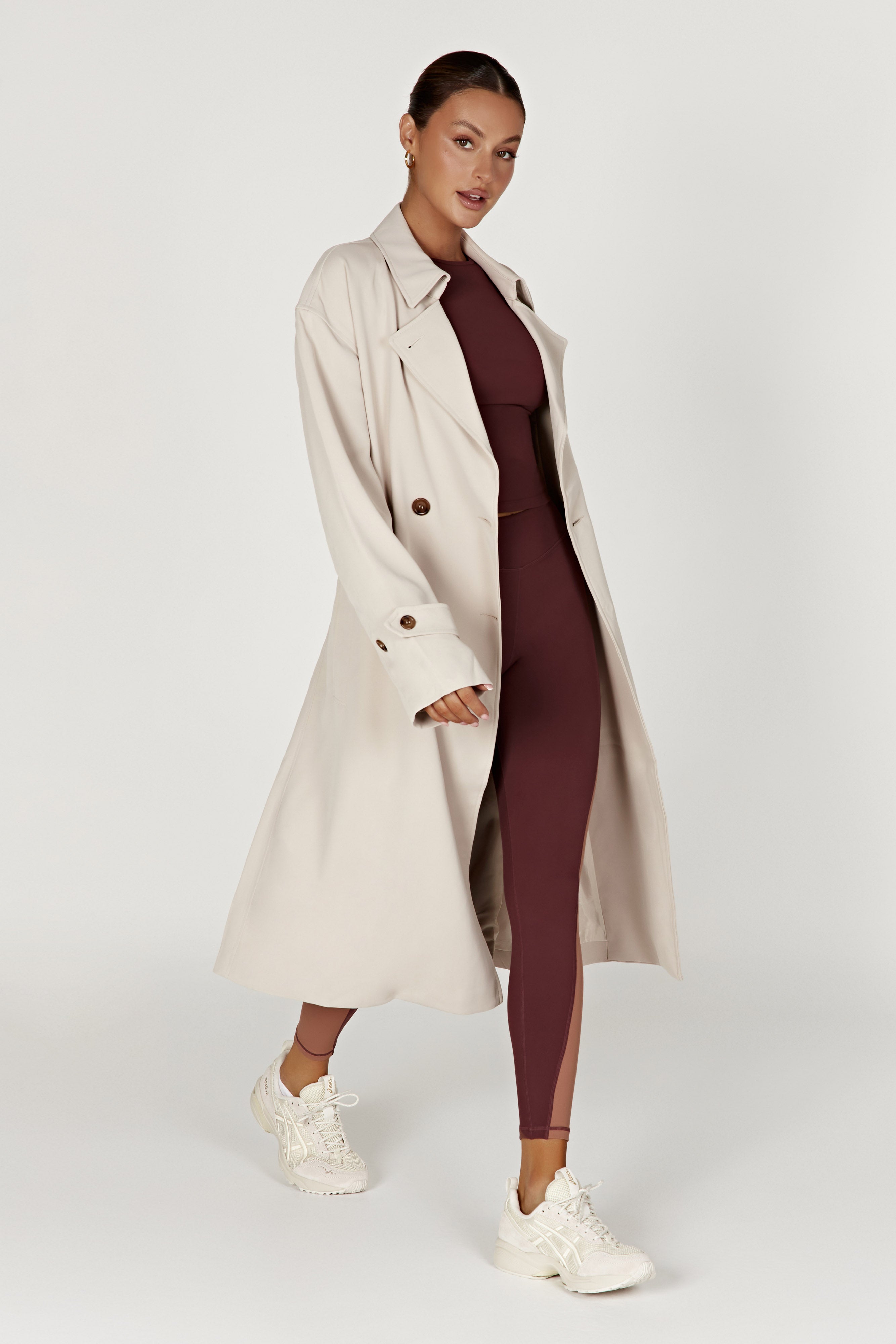 Venus Long Sleeve Top - Mahogany