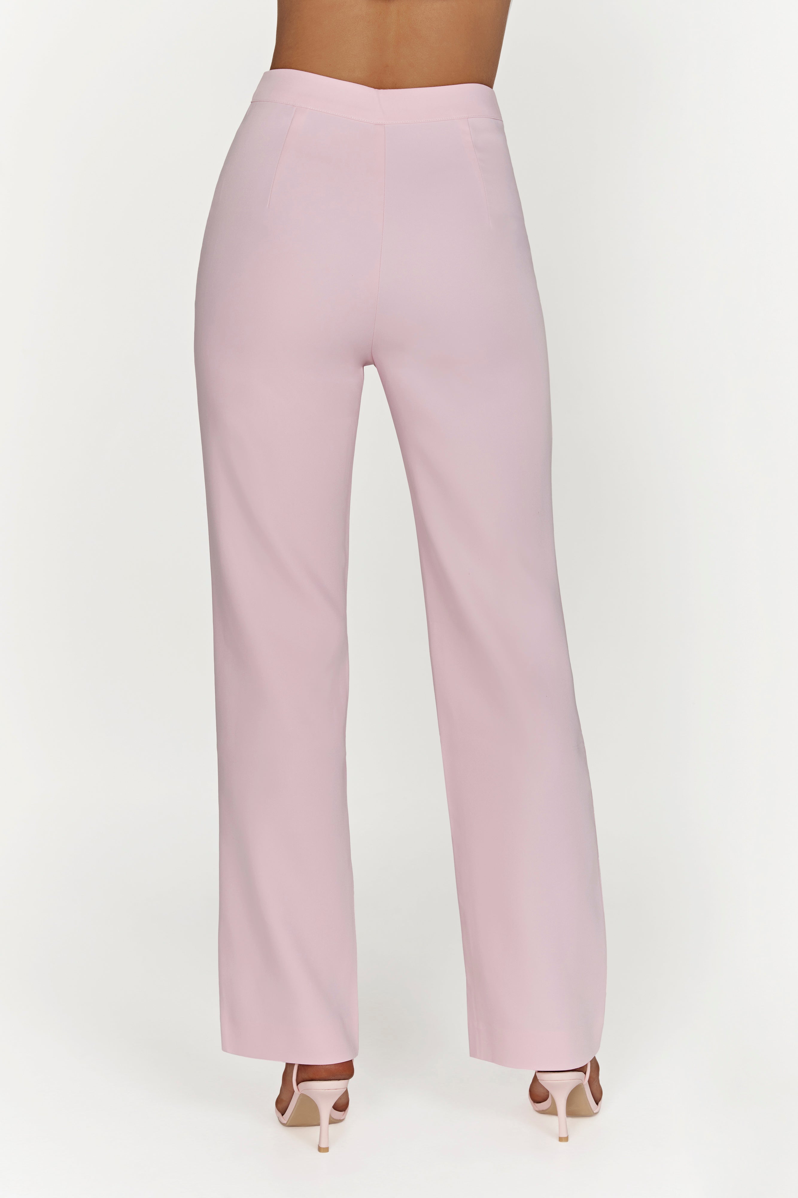 Allanah Straight Leg Pant - Blush Pink