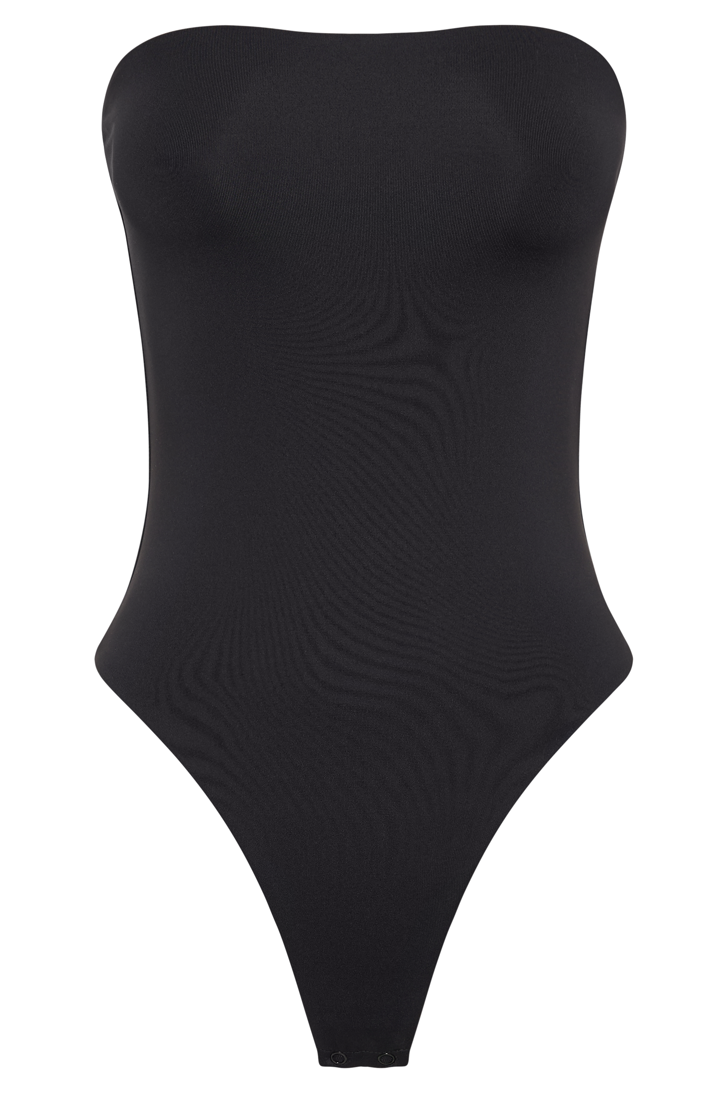 Leighton Recycled Nylon Strapless Bodysuit - Black