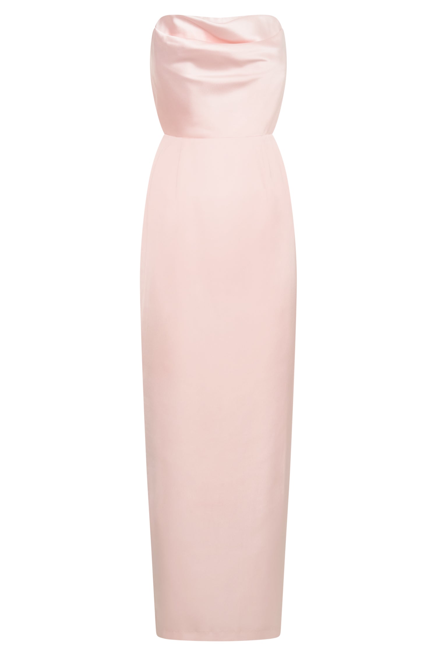Alanis Strapless Maxi Dress - Crystal Rose
