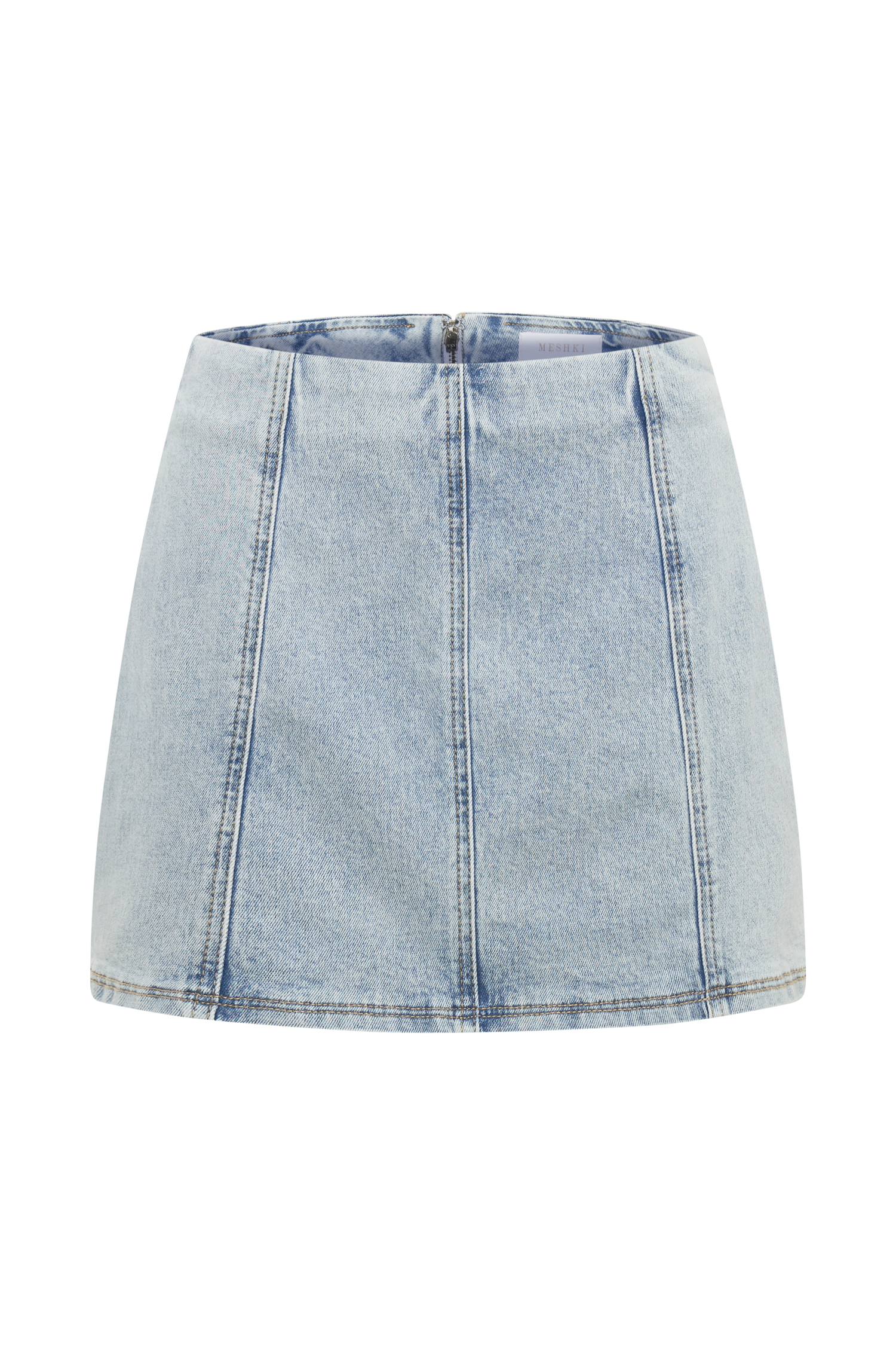 Hollis Denim Mini Skirt - Light Blue