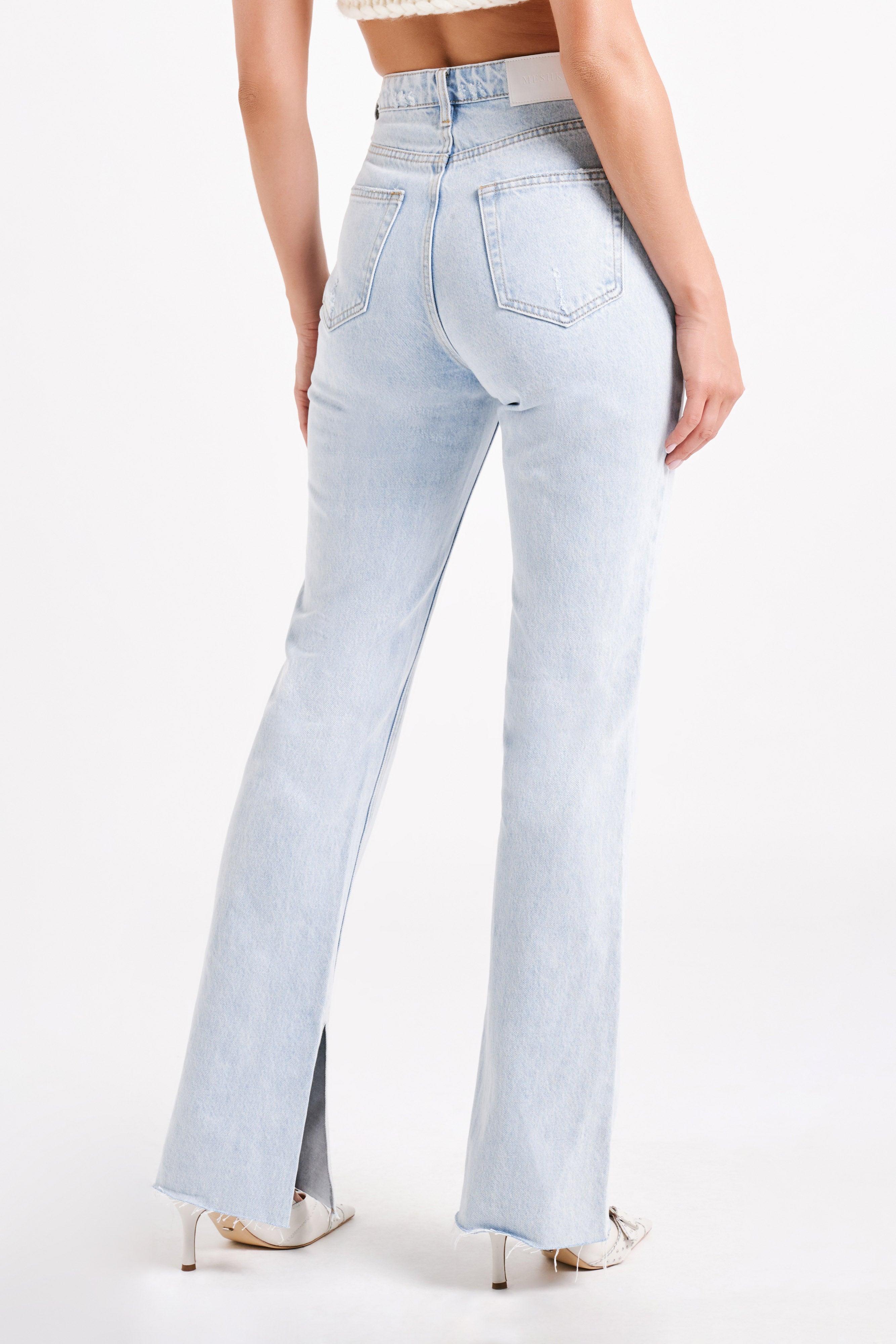 Lauren Straight Leg Jeans - Light Blue