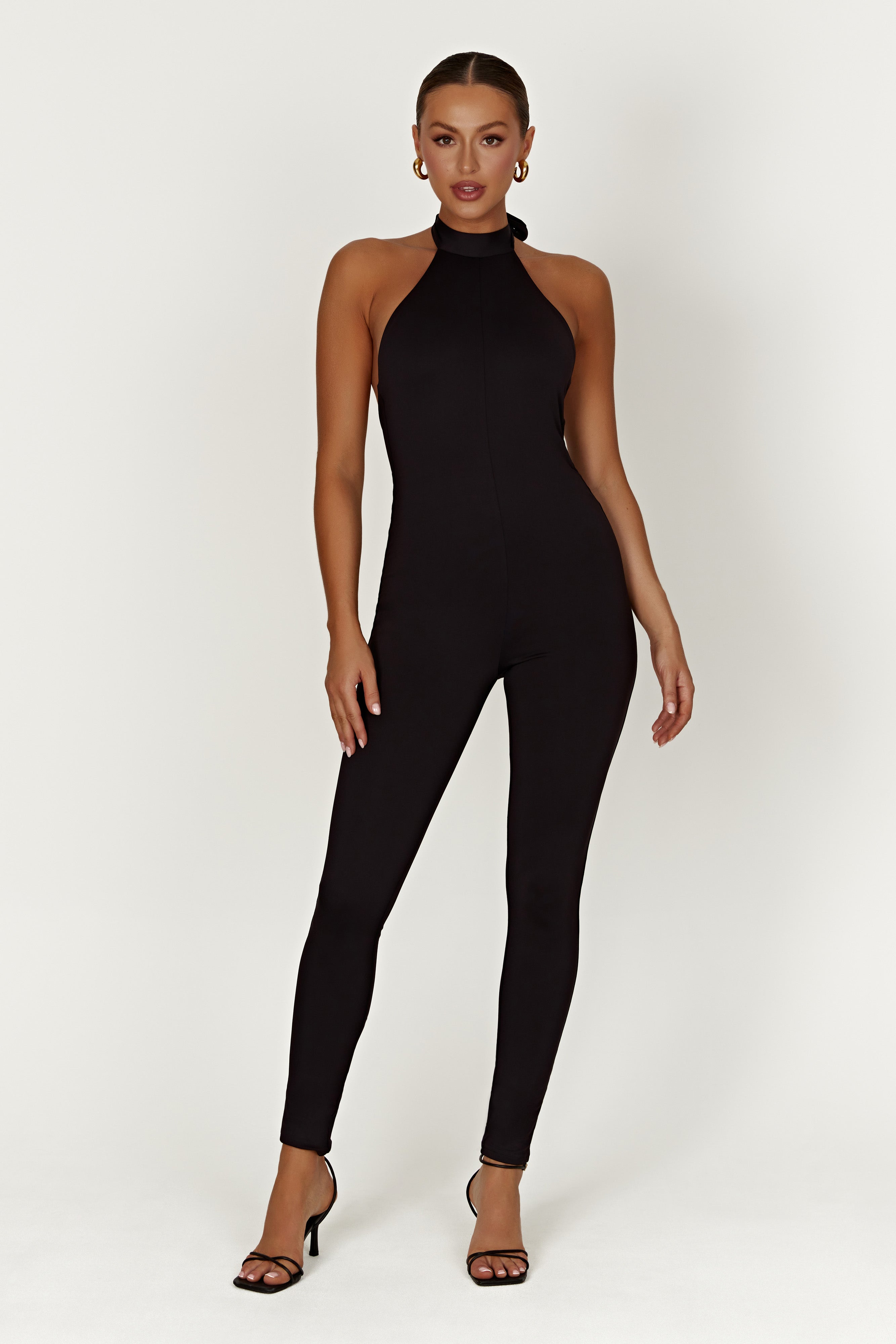 Gigi Recycled Nylon Catsuit - Black