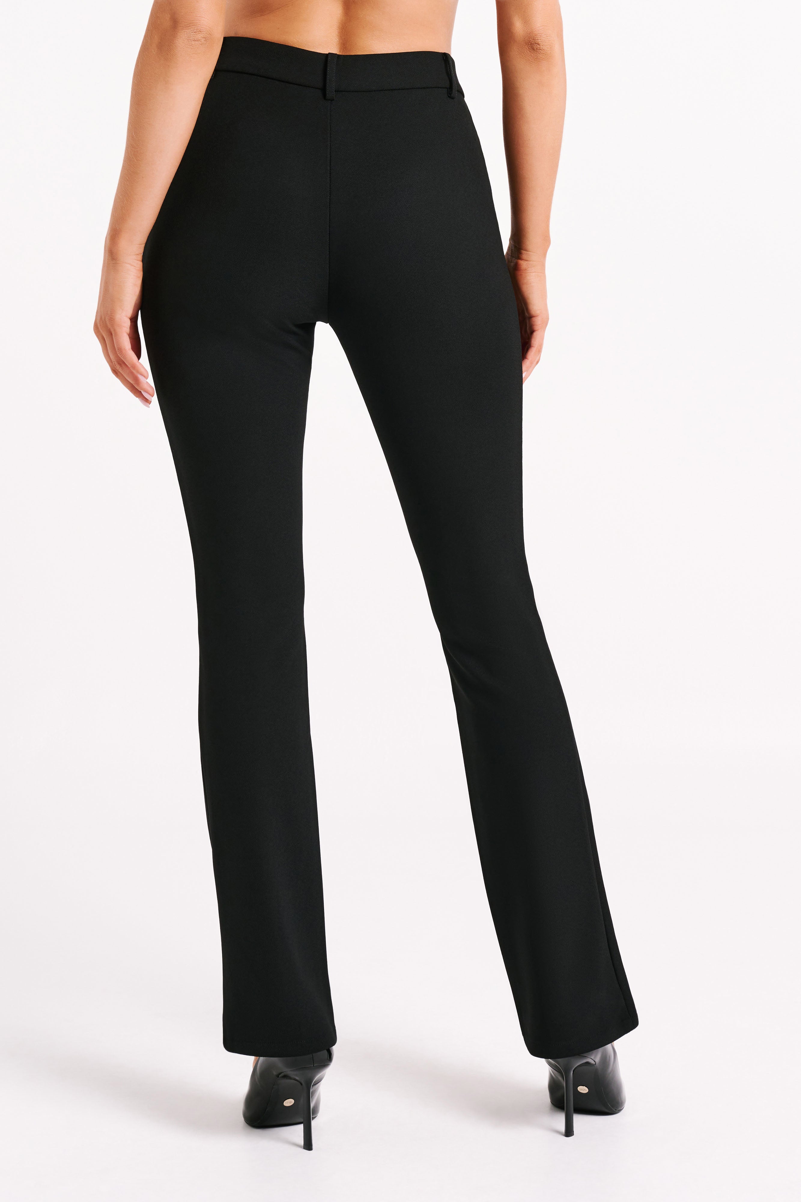 Charlotte Crepe Long Pants - Black
