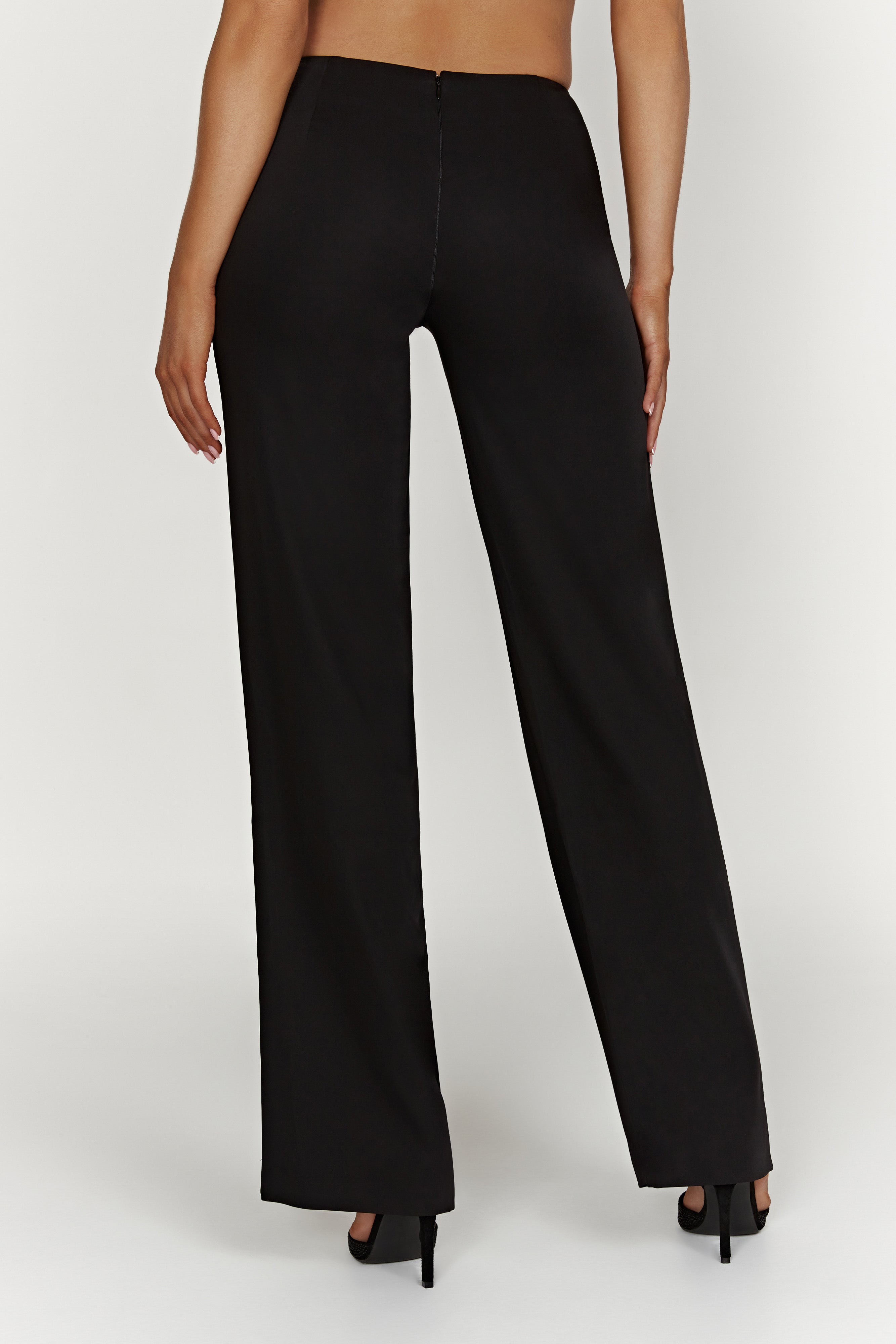 Laurie Low Rise Suiting Pant - Black