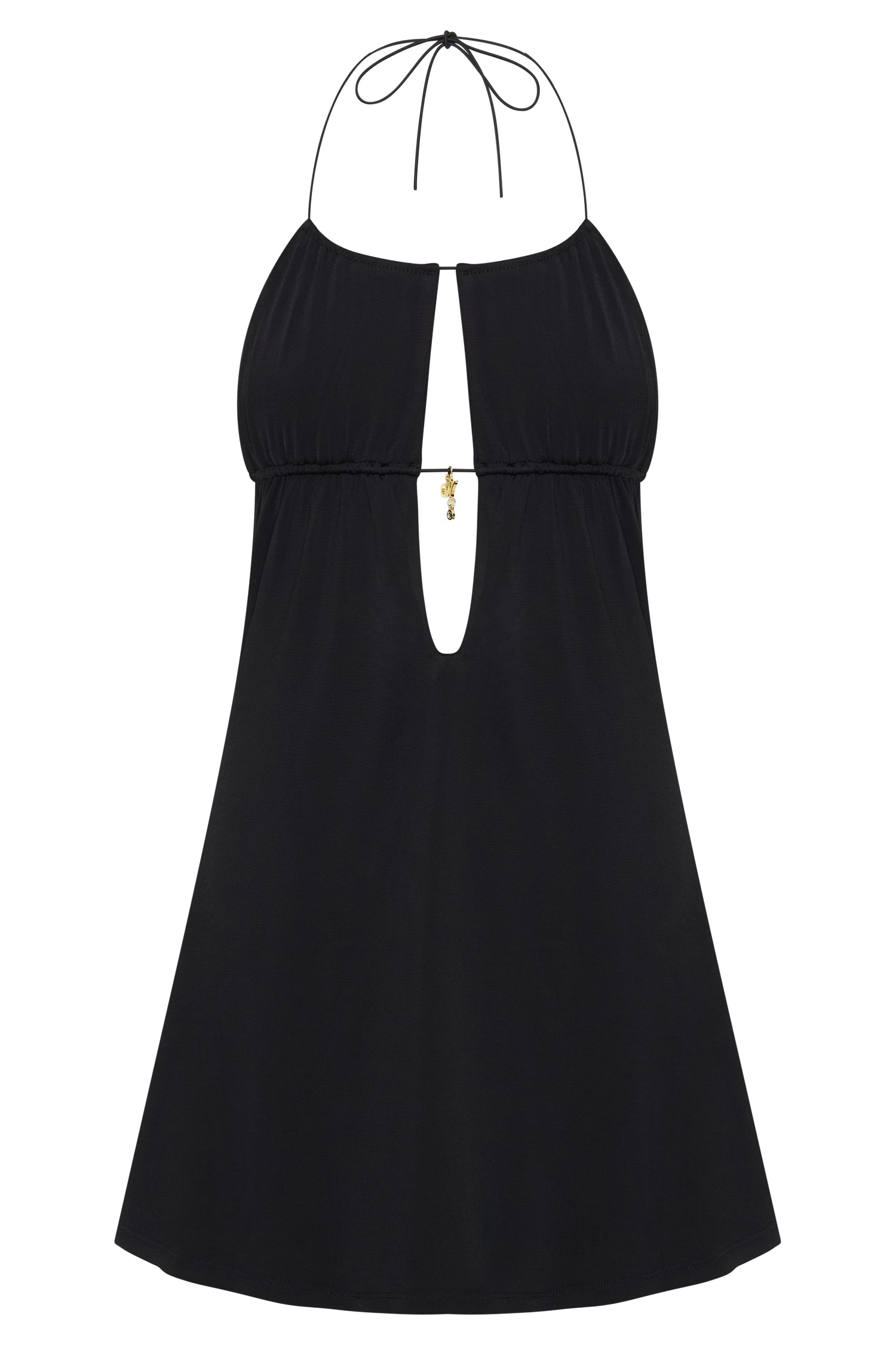 Kehlani Halter Mini Dress - Black