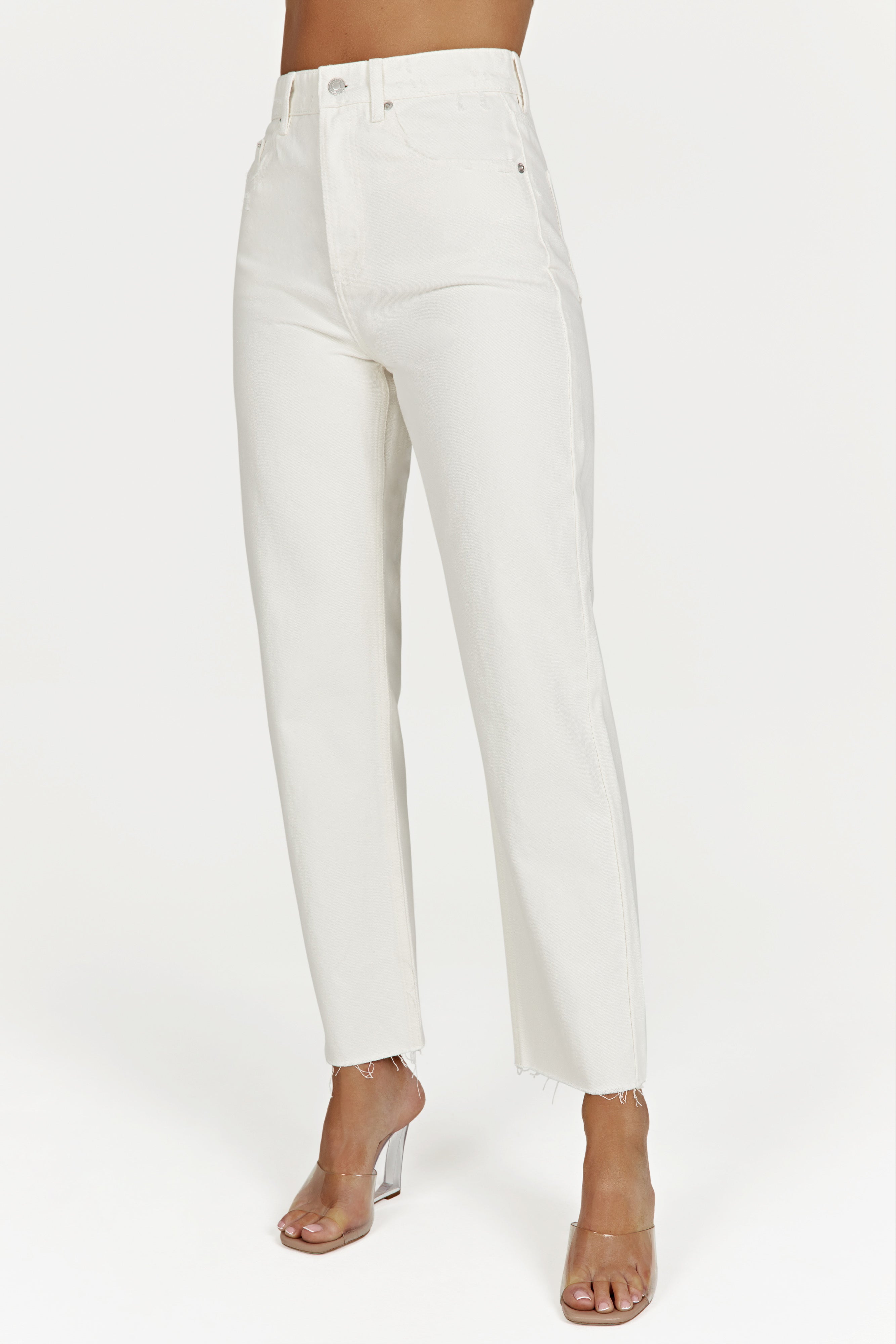Tina Mom Jean - Ecru