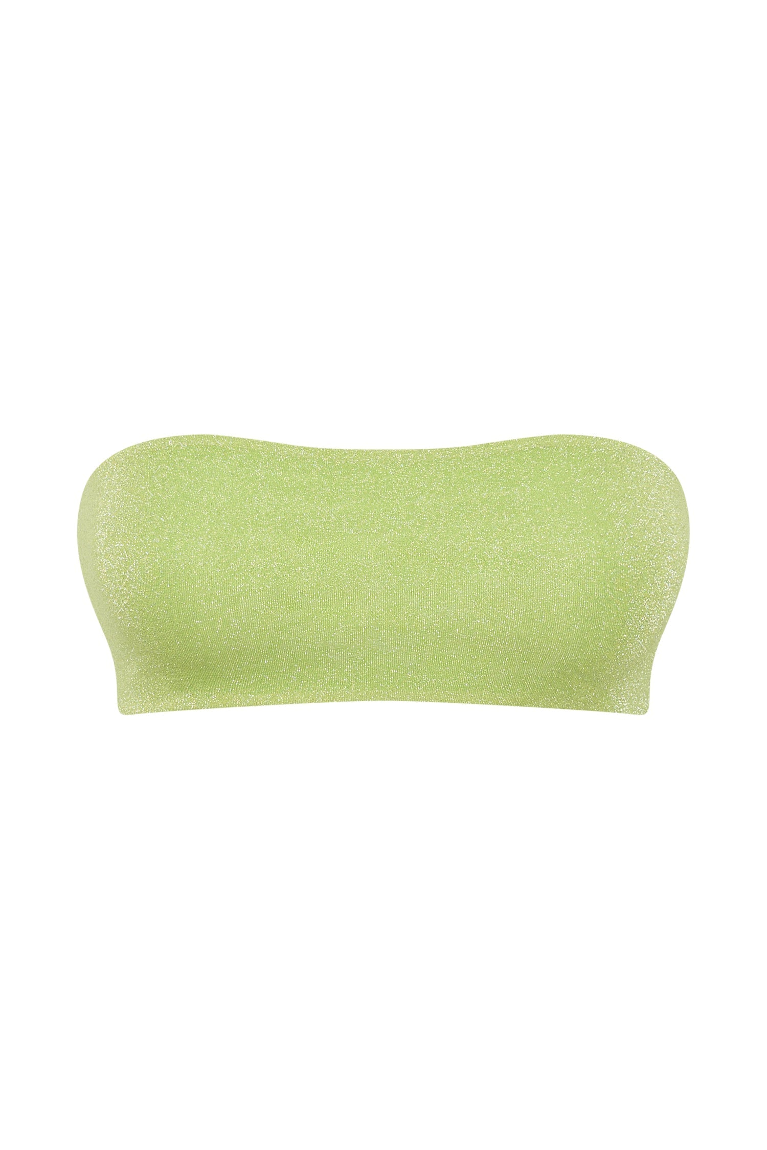 Celia Swim Bandeau - Lime Sparkle