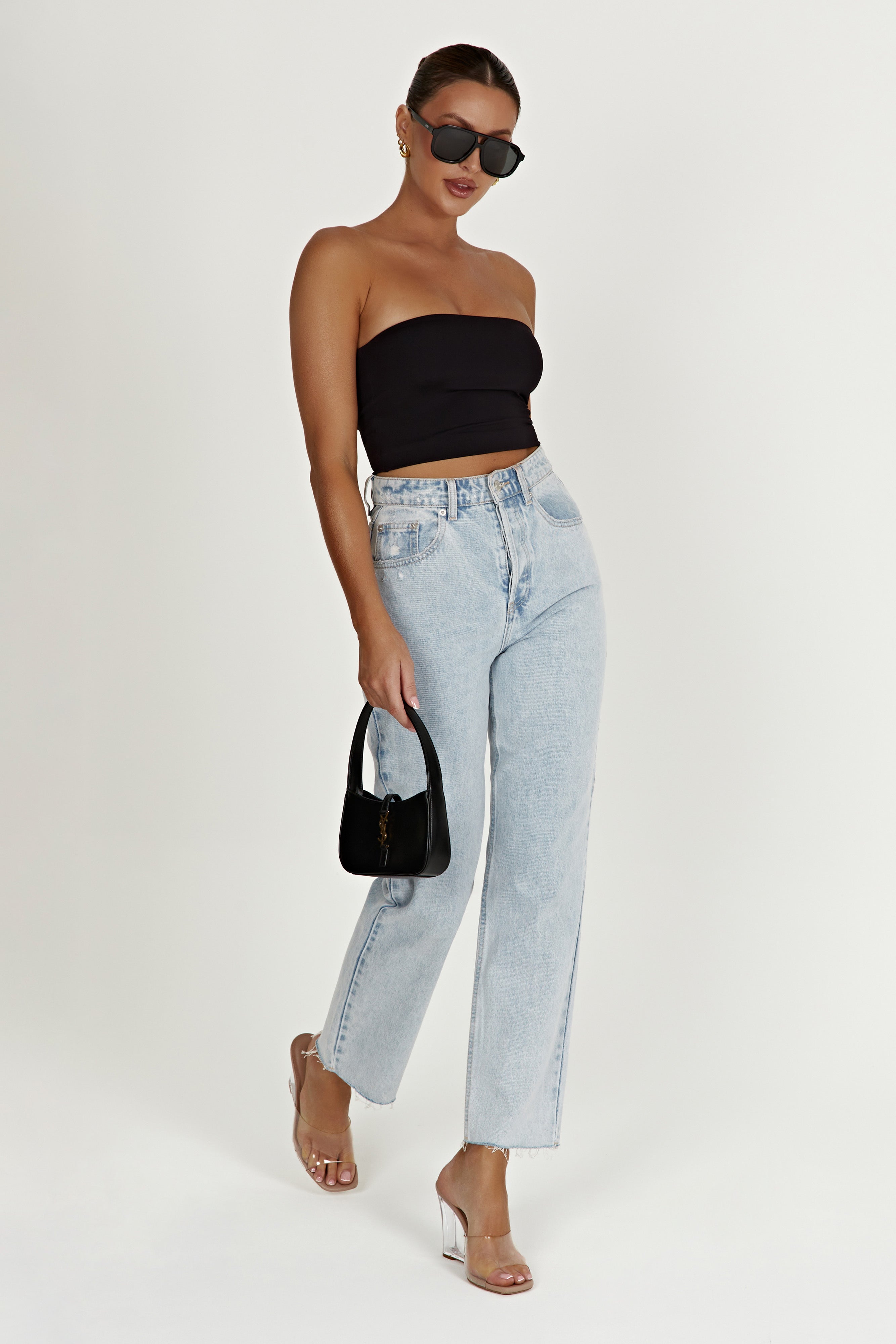 Tina Mom Jean - Light Blue