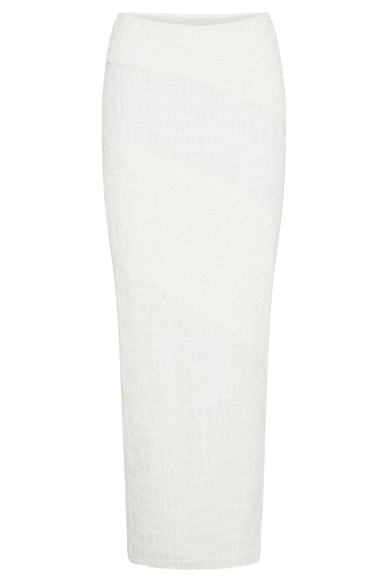 Nyah Textured Midi Skirt - White