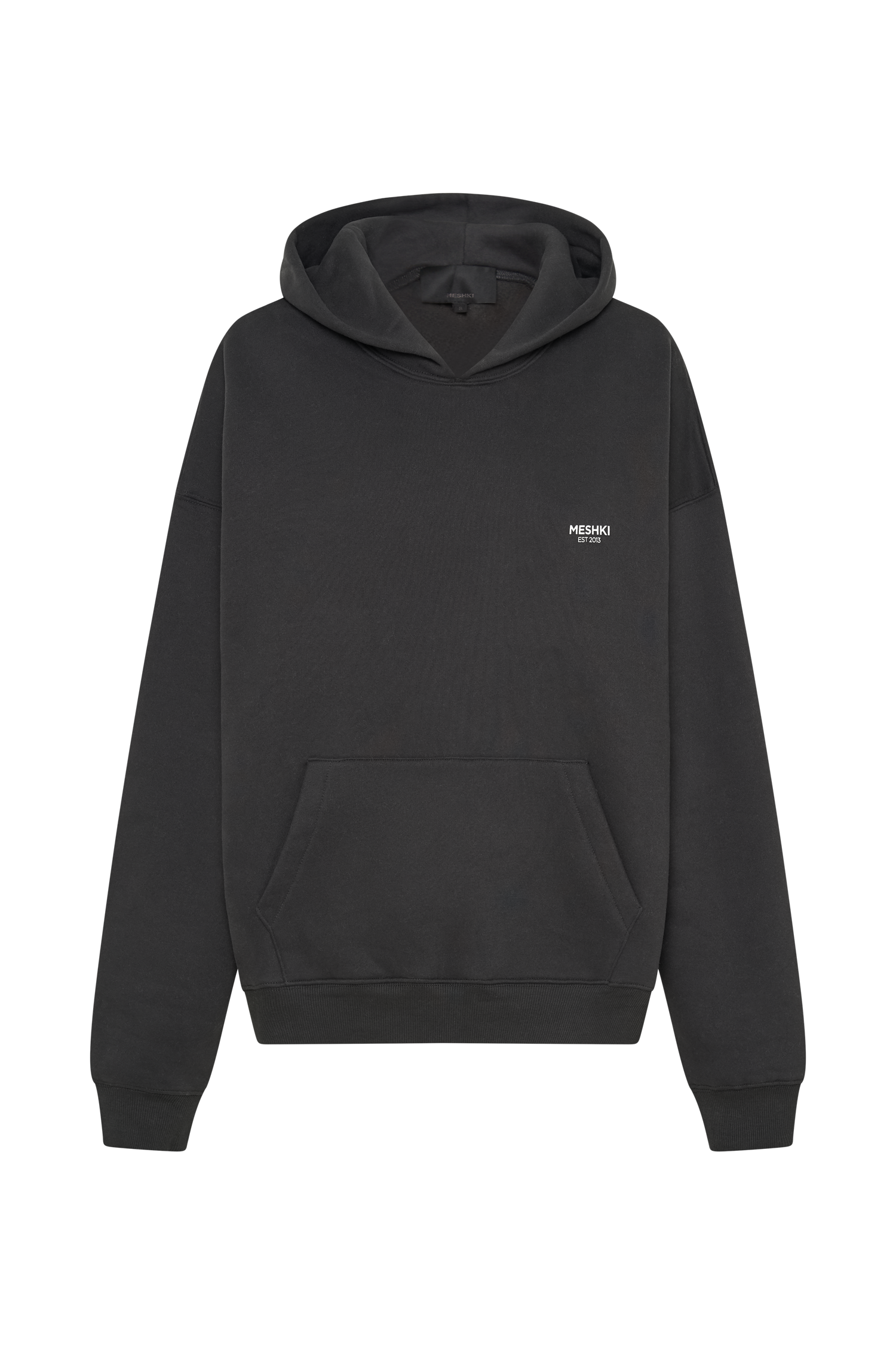 Bernie Oversized Unisex Hoodie - Dusk Black