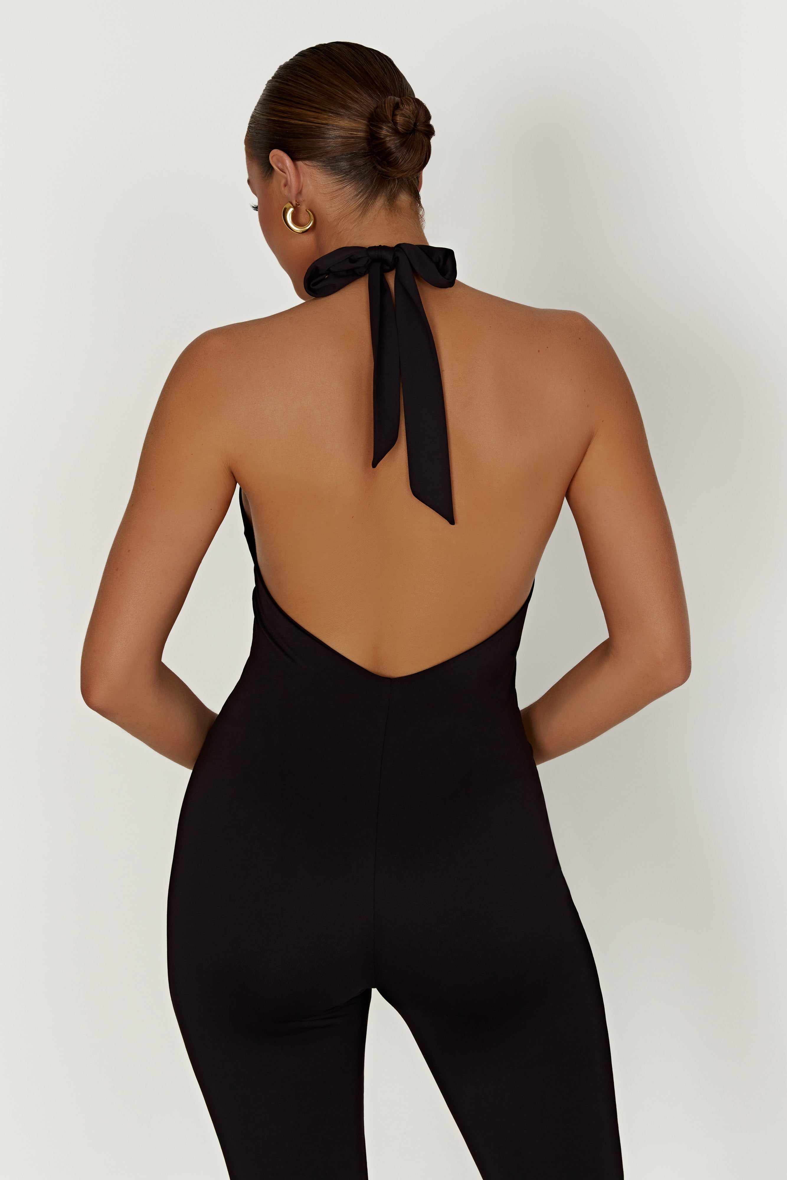 Gigi Recycled Nylon Catsuit - Black