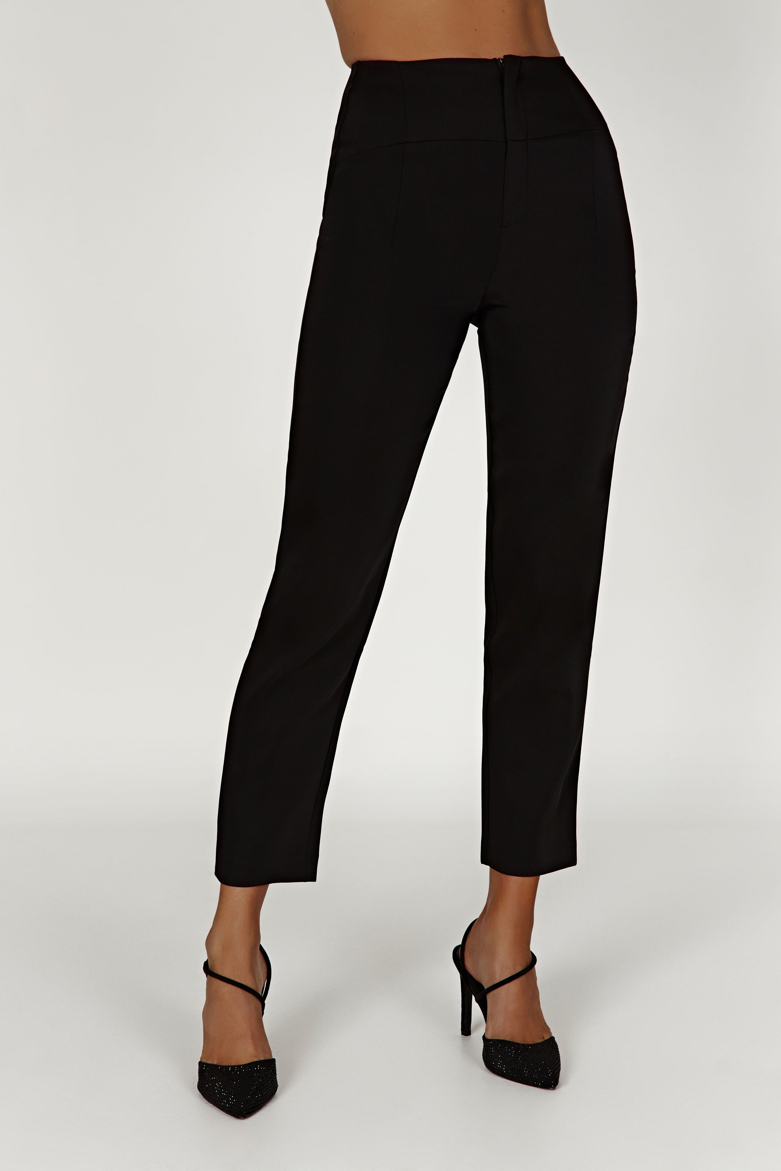 Indie High Waist Pants - Black