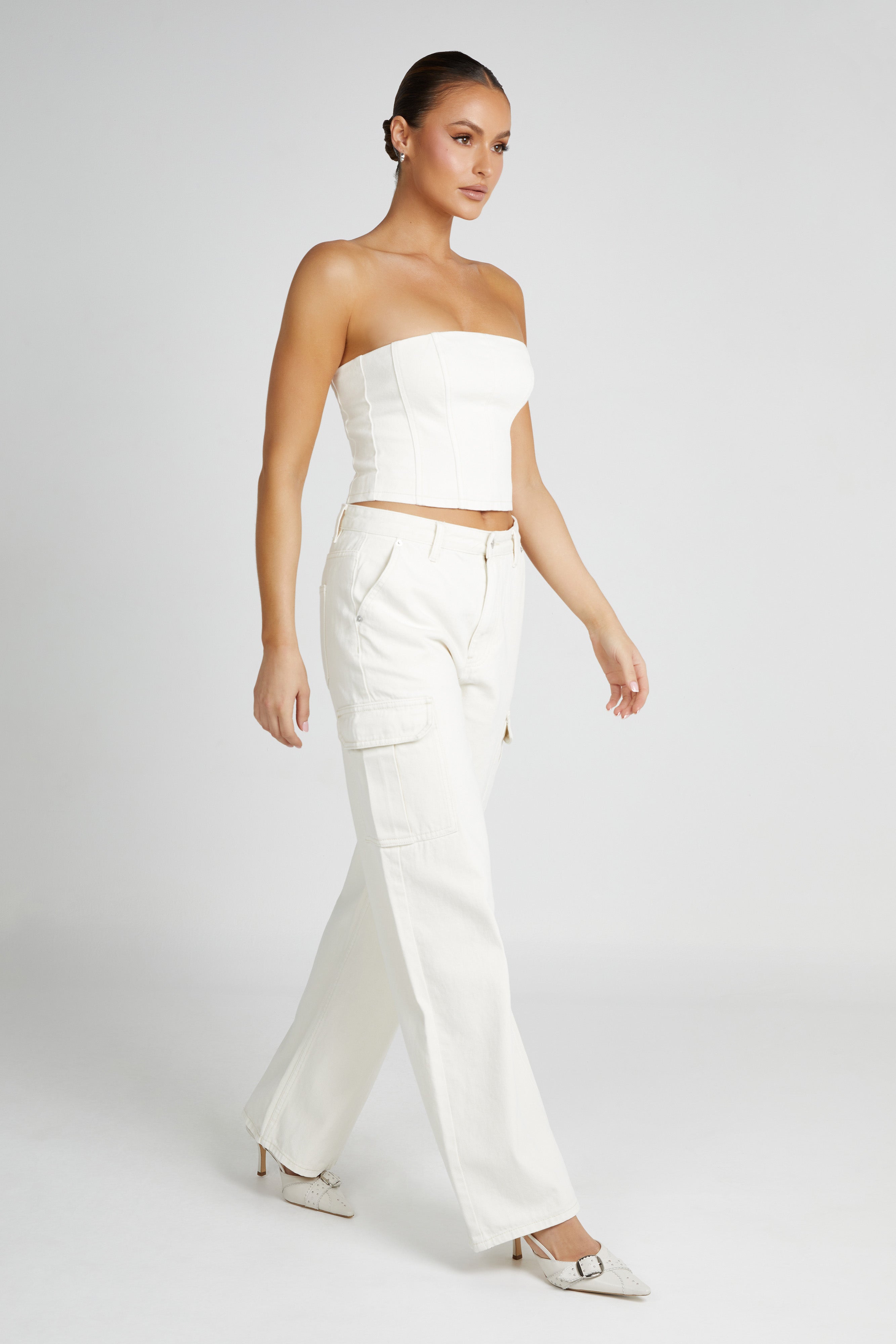 Jagger Relaxed Denim Jean - Ecru