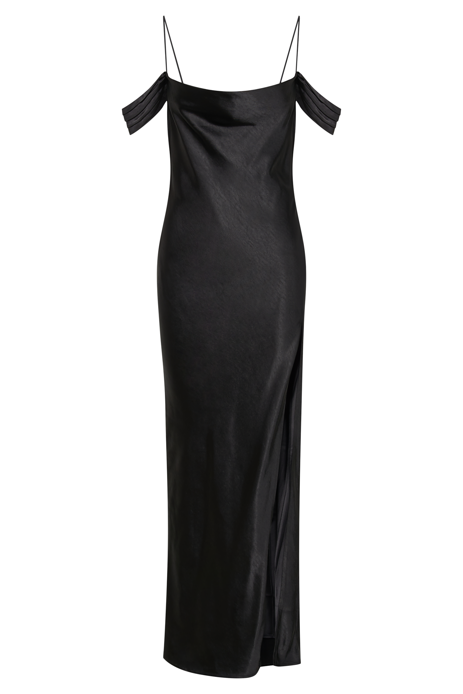 Mariposa Off Shoulder Maxi Dress - Black