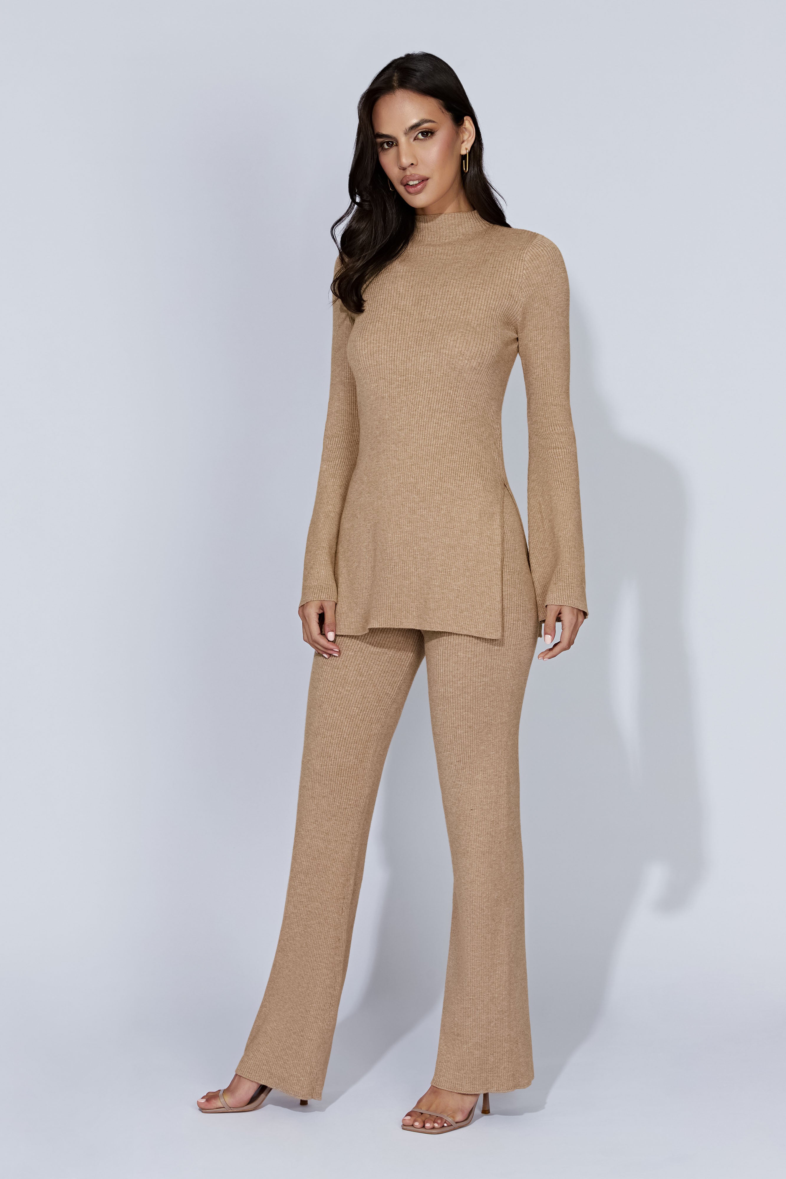 Jovie Oversized Knit Jumper - Taupe