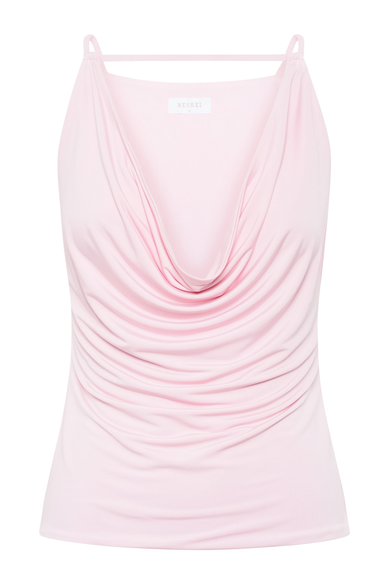 Deanna Slinky Longline Top - Candy Pink