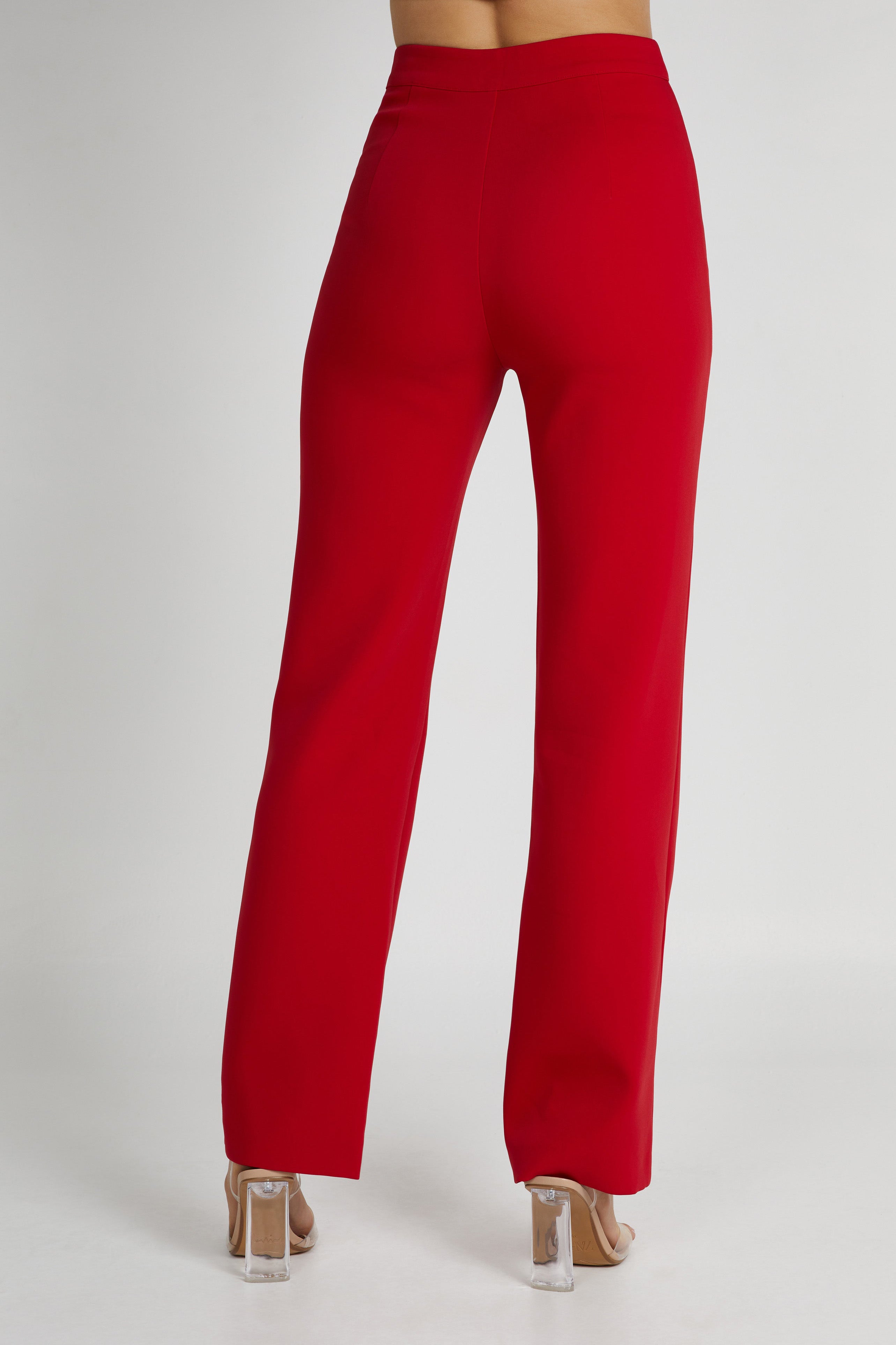 Allanah Straight Leg Pant - Red